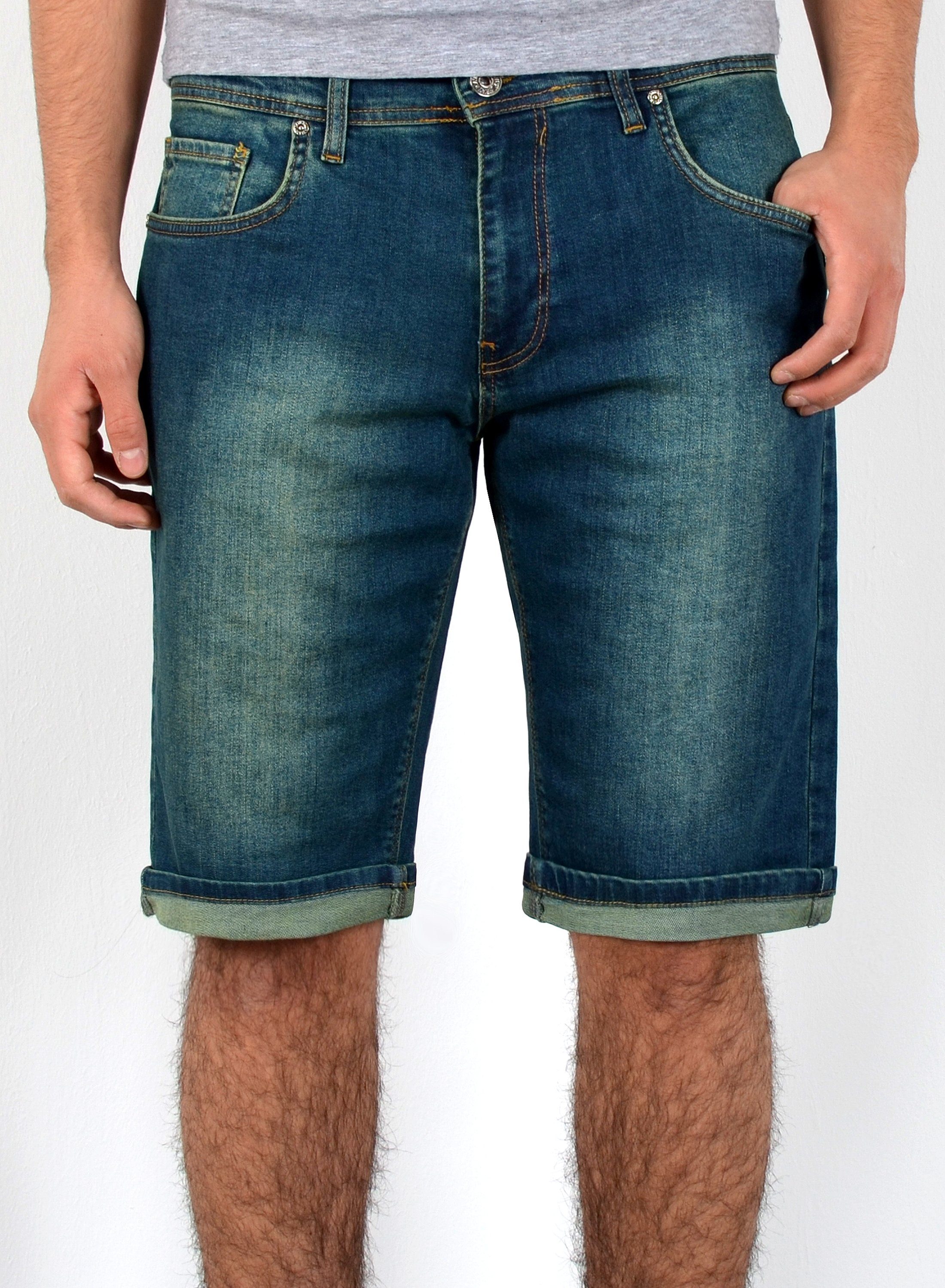 ESRA Jeansshorts Herren Jeans Shorts Hose günstig online kaufen
