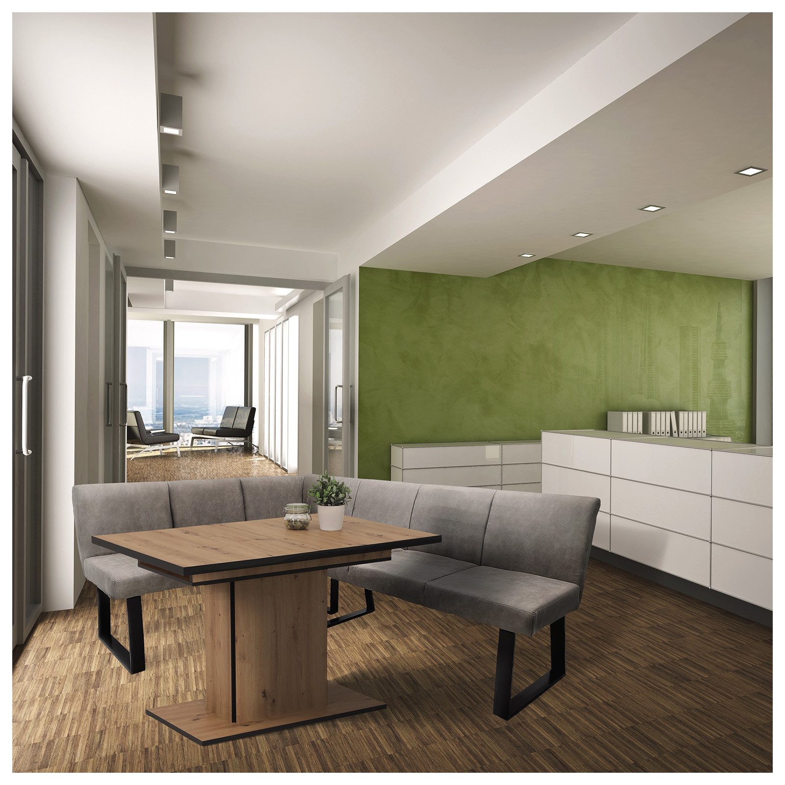 HTI-Living Eckbank Eckbank 152 x 192 cm Vemal kurzer Schenkel links (Stück, günstig online kaufen