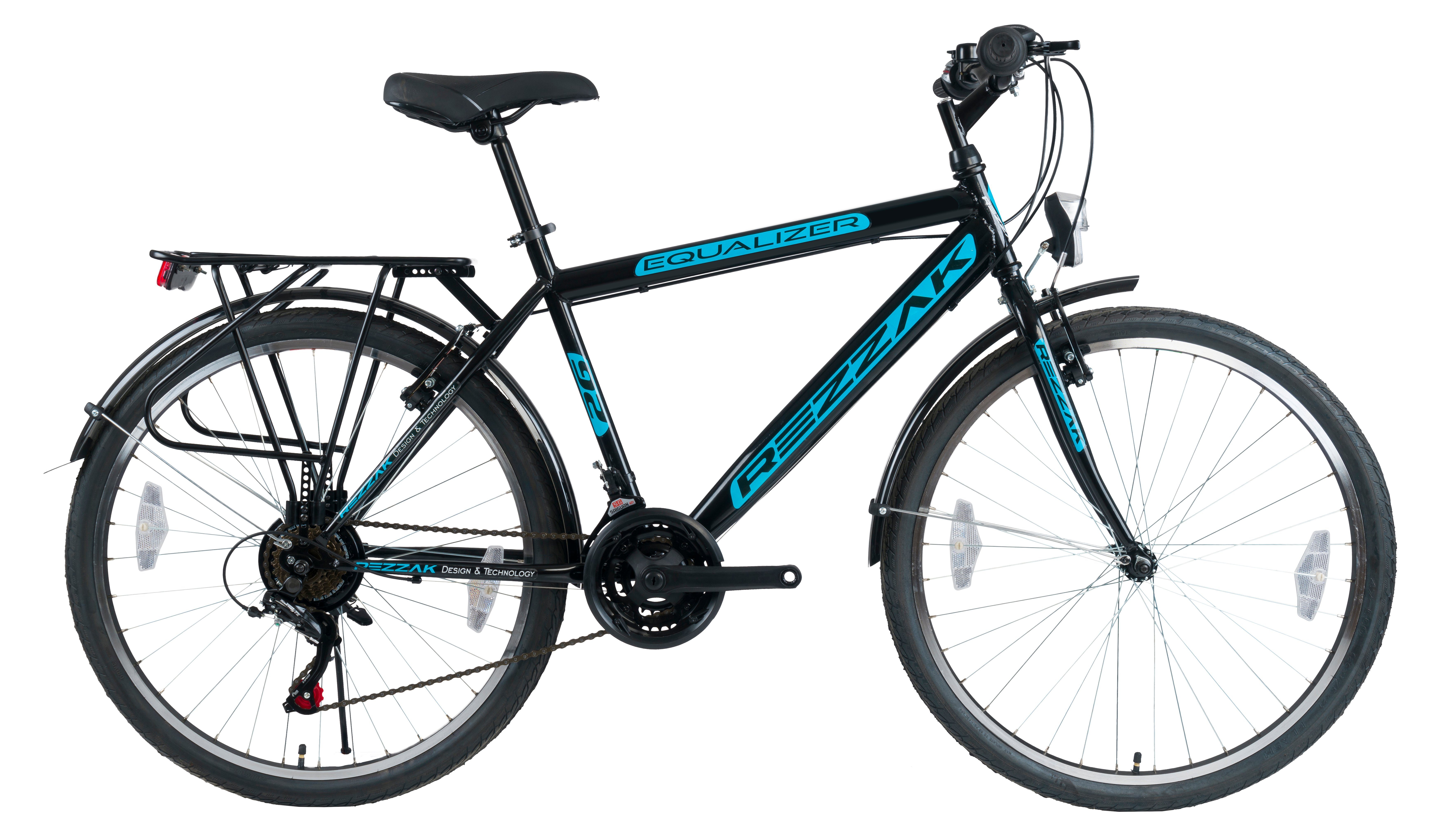 Rezzak Cityrad 26"Zoll Fahrrad Herrenfahrrad Jungenfahrrad Jugend 21 Gang, 21 Gang Shimano, Kettenschaltung