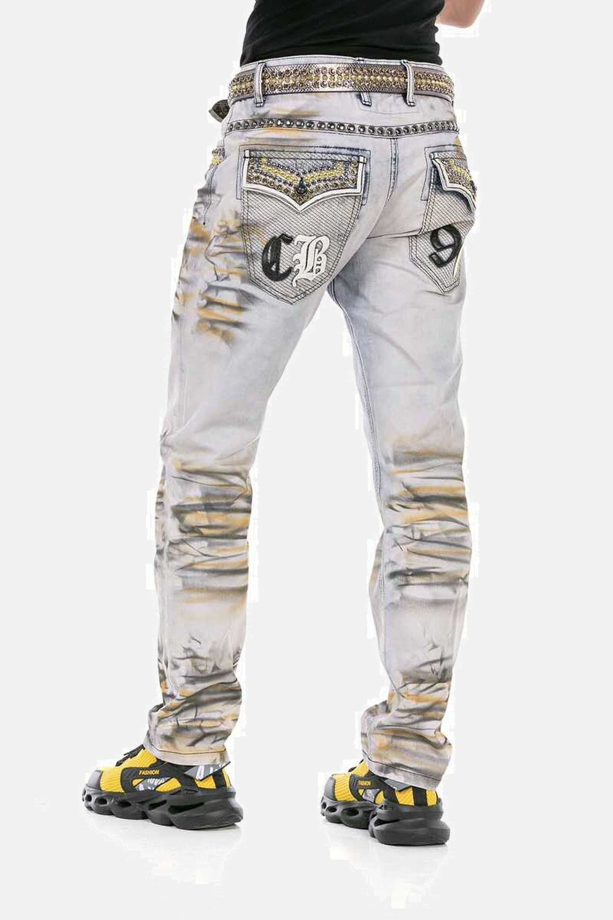 Cipo & Baxx 5-Pocket-Jeans Jeans in extravagantem Look, CD733