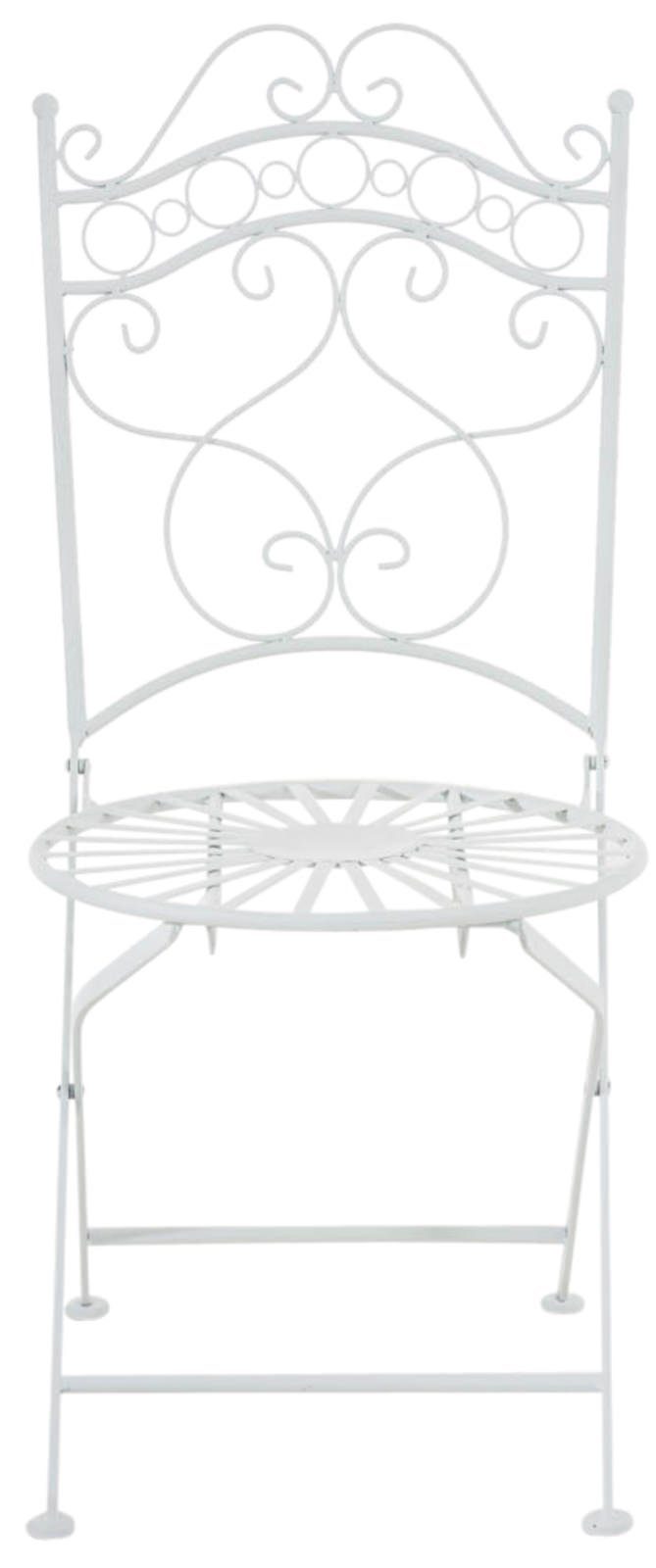 CLP Gartenstuhl Indra (2er Set, 2 St), handgefertigter Eisenstuhl, Outdoor