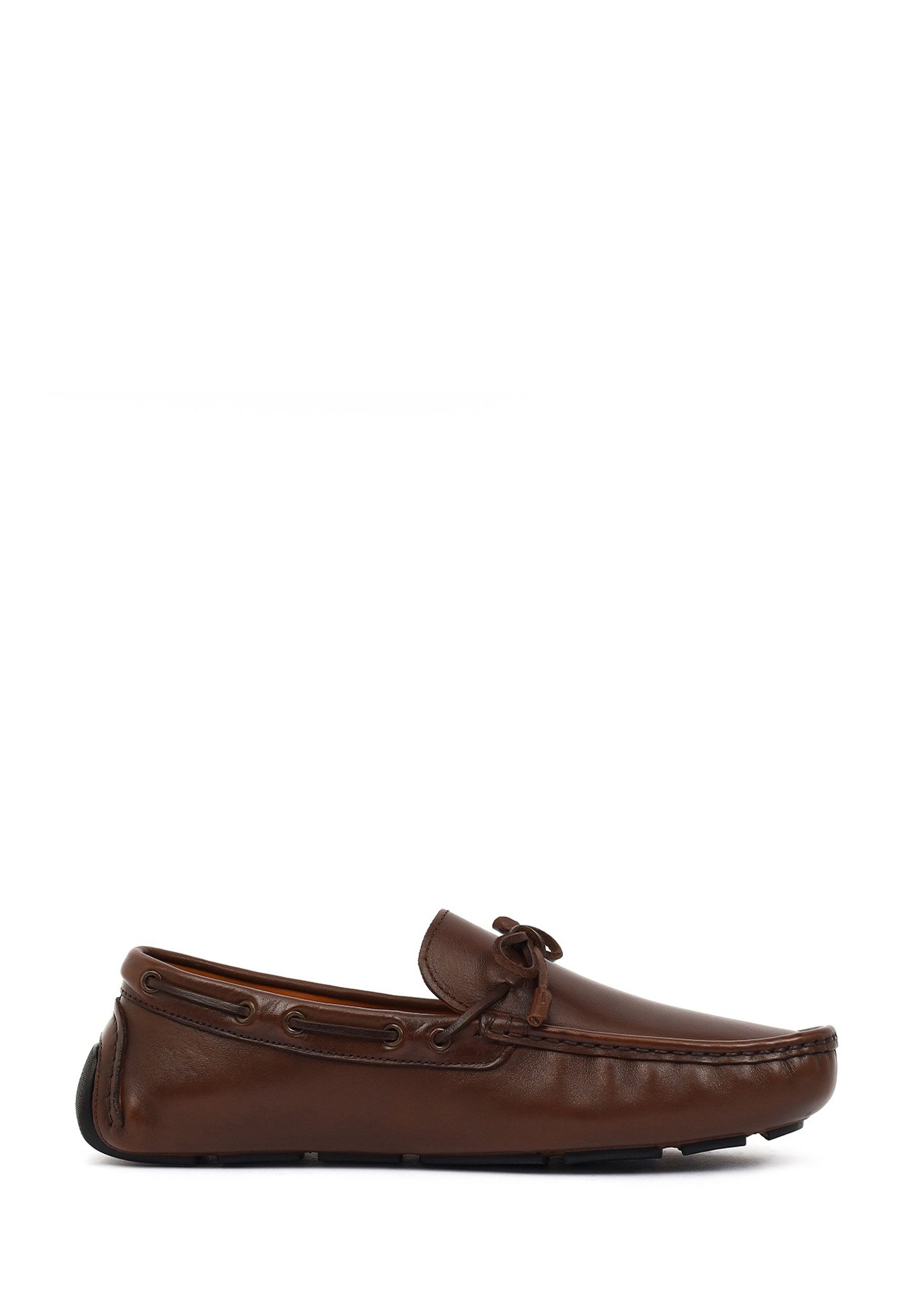 Derimod Lässige Loafer aus Leder Loafer Echtes Leder, Lederfutter, EVA-Sohle, Slip-On, Mokassin-Naht