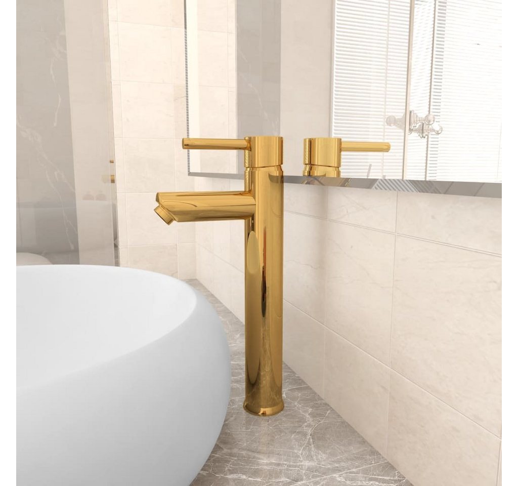 Thumbnail - DOTMALL Wasserabzieher Badezimmer Mischbatterie Golden 12x30 cm