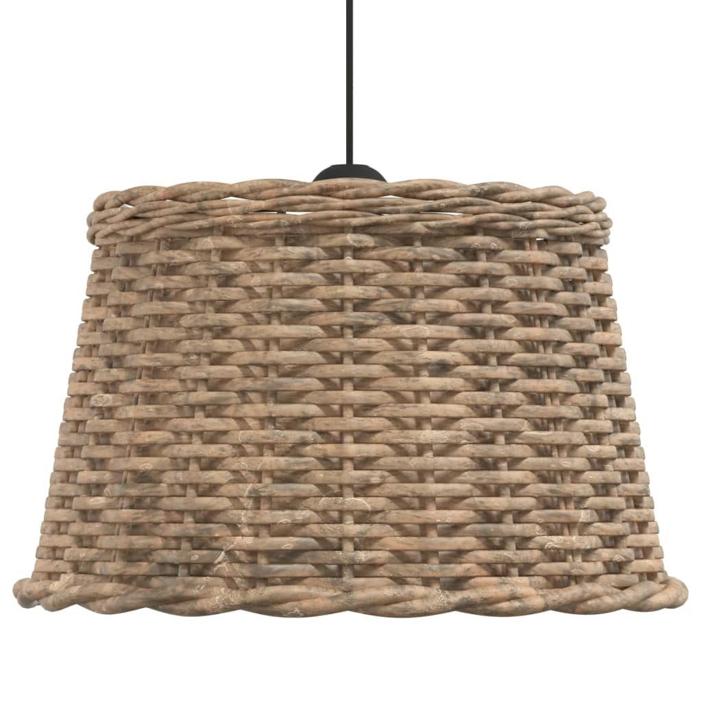 vidaXL Lampenschirm Lampenschirm Braun Ø45x28 cm Korbweide – Bild 4 von 5