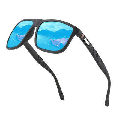 BEARSU Sonnenbrille »Polarisierte Sonnenbrille Herren/Damen, Vintage/Elegantes Brillengestell/Classic, HD-Pilotengläser; Sonnenbrillen für Golf/Fahren/Angeln/Reisen/Outdoor-Sportarten«
