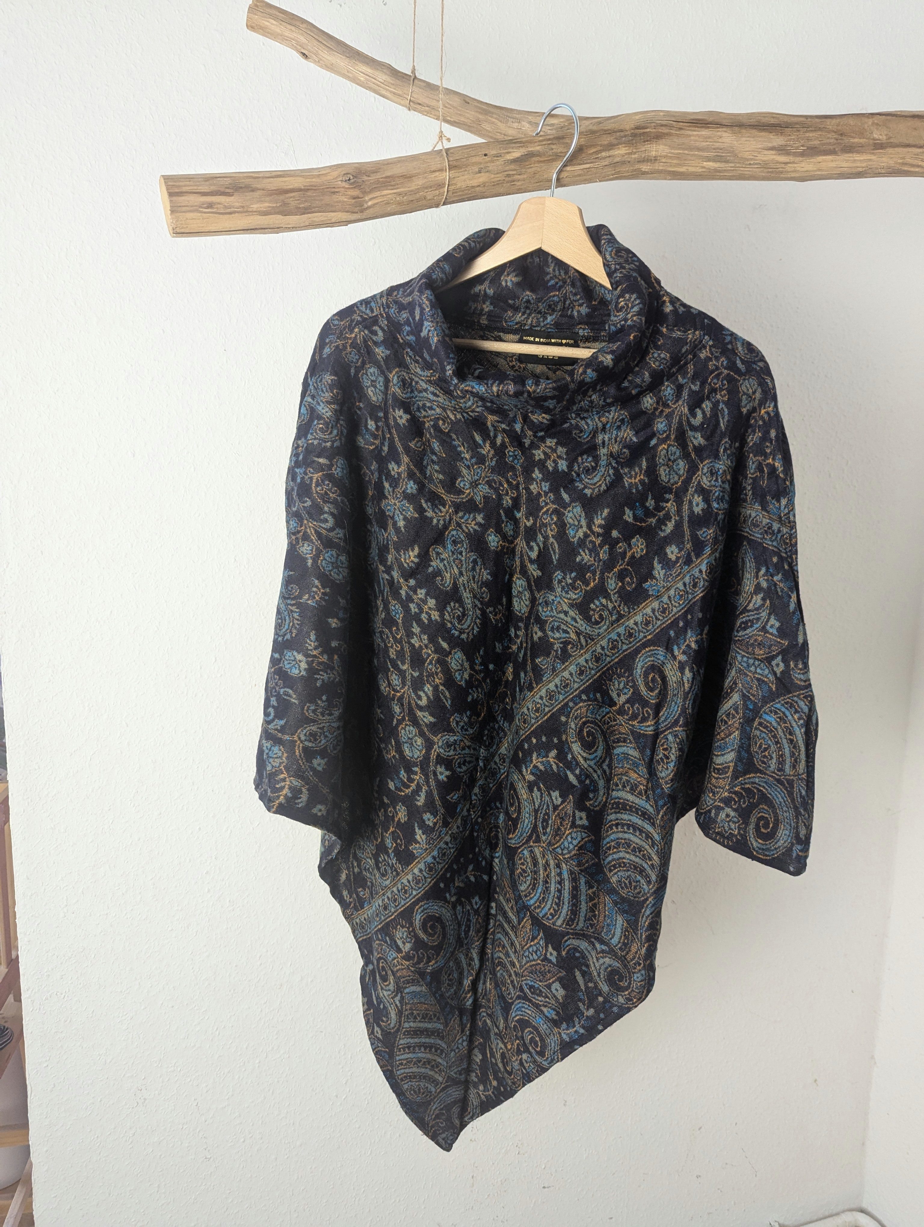 Aurelie Poncho Eleganter Paisley Poncho, für günstig online kaufen