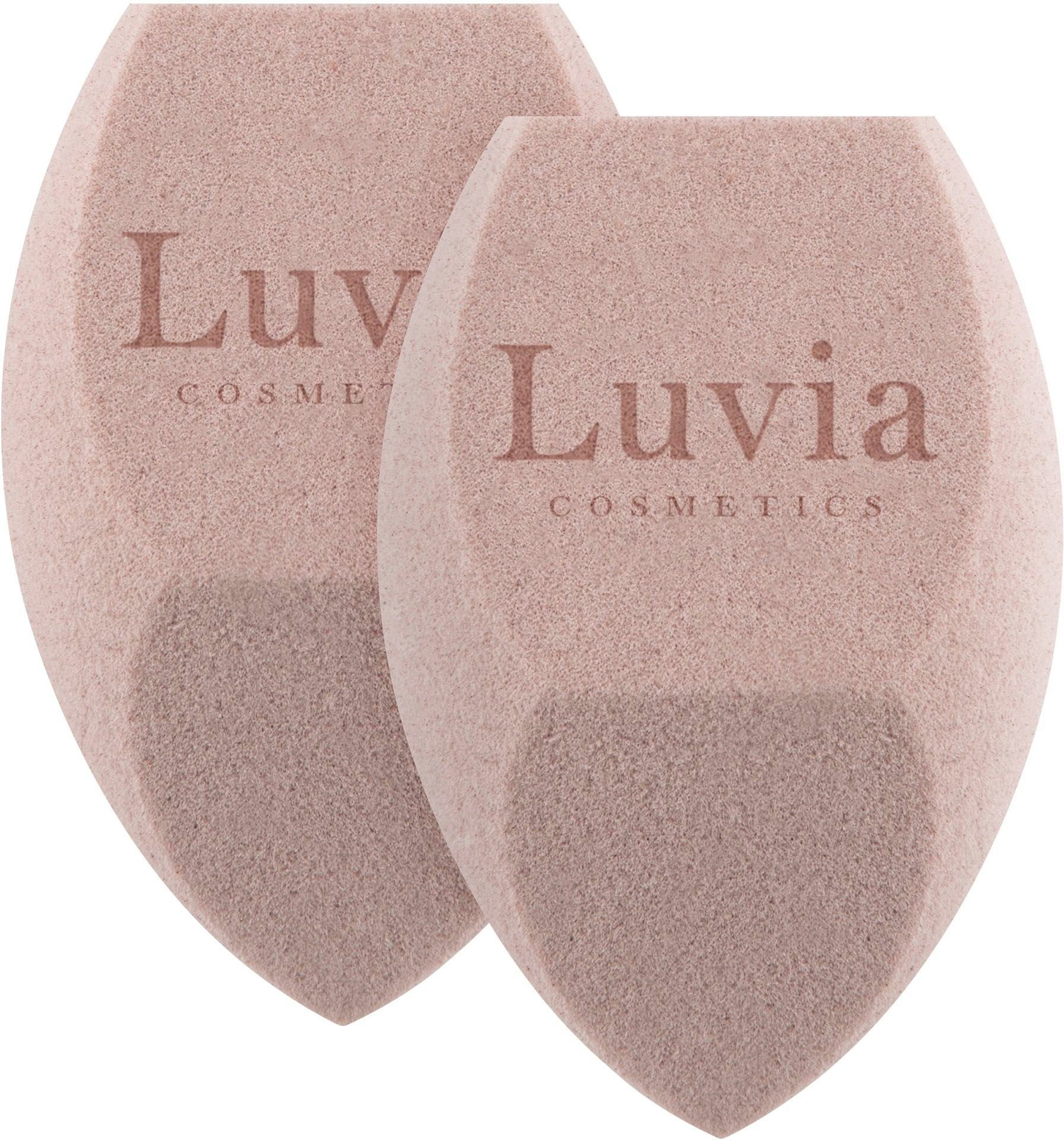 Luvia Cosmetics Makeup Sponge Diamond Sponge Candy, Set, 2 pcs., fine-pored surface for natural skin appearance