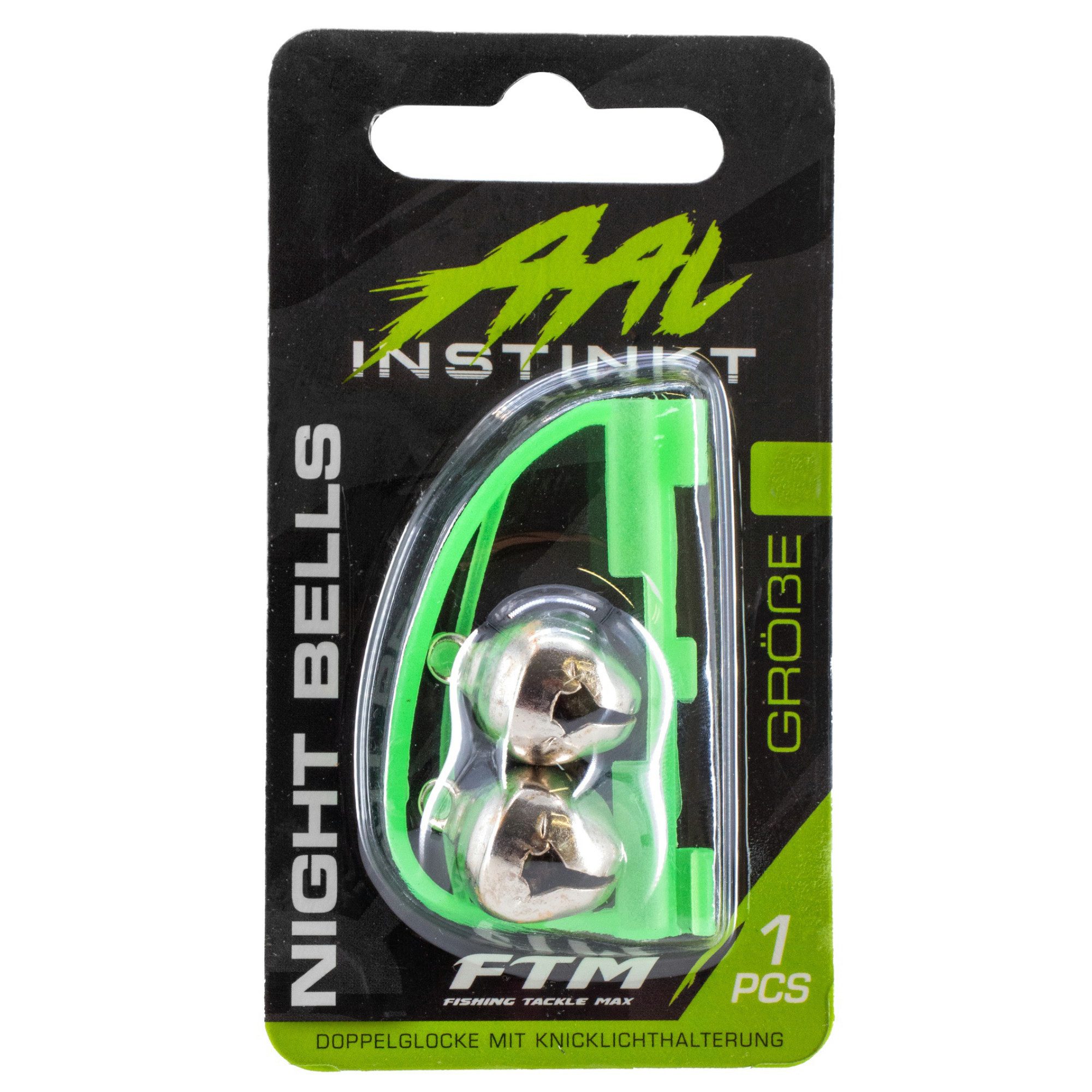 Fishing Tackle Max Aalglocke Night Bells double Gr. L 1 Stk. geblistert