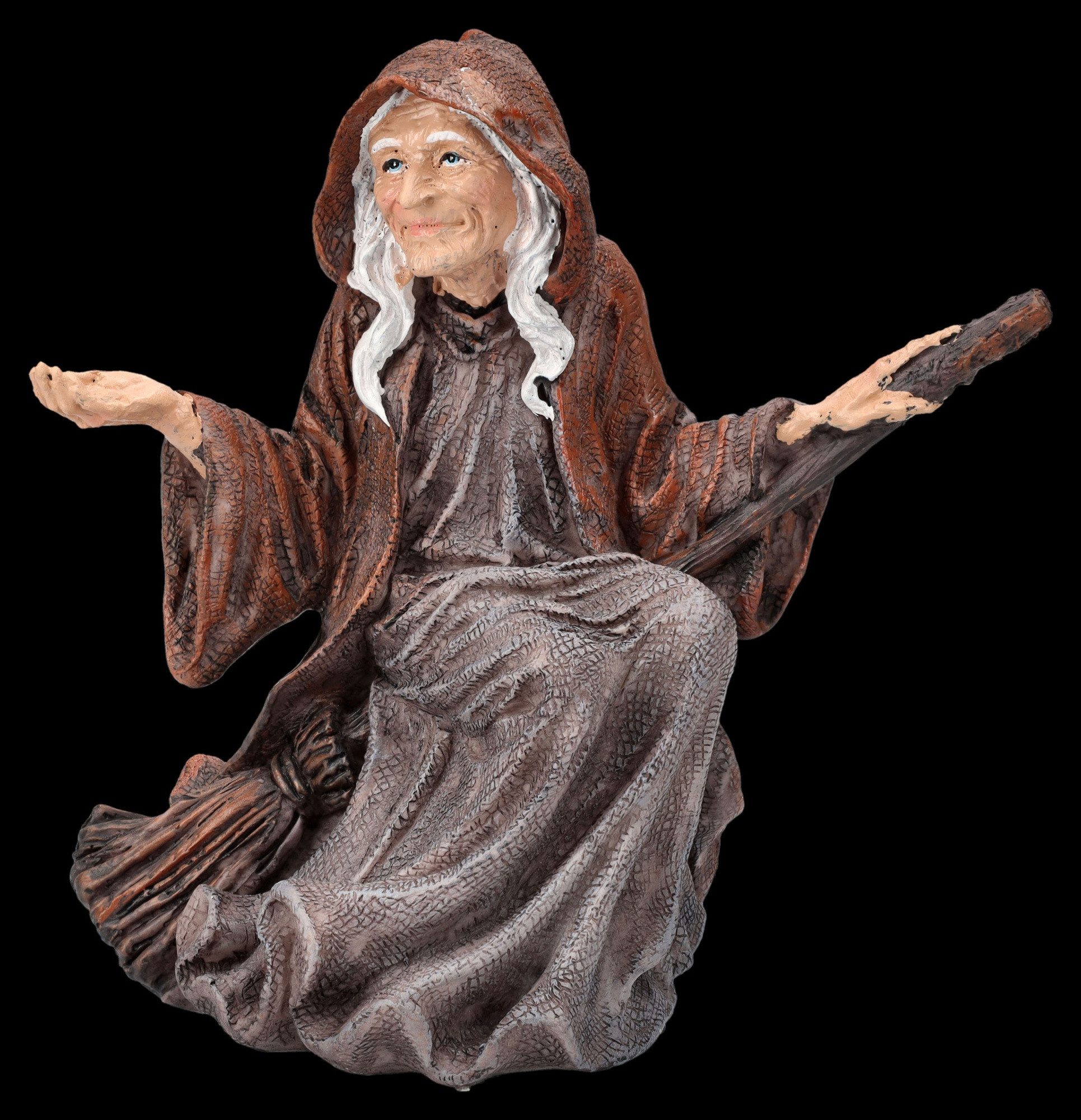 Figuren Shop GmbH Dekofigur Hexenfigur - Lorelei - magische Dekoration Zauberin Hexe Dekofigur