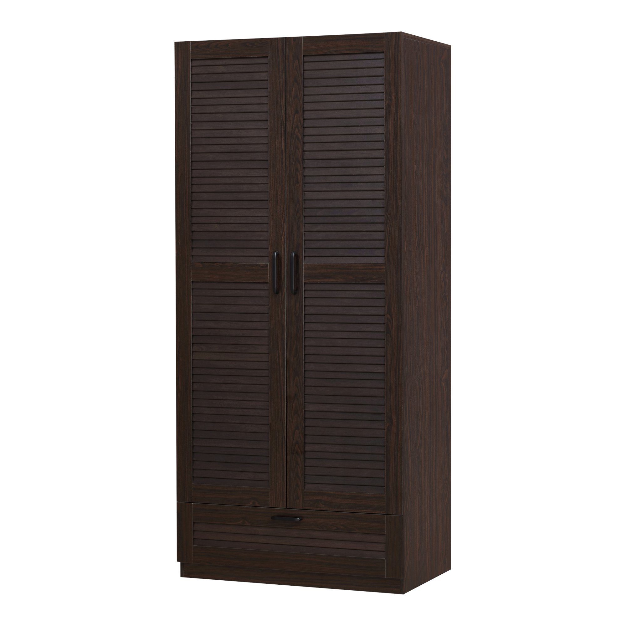 en.casa Kleiderschrank »Finning« 1 Stange, 4 günstig online kaufen