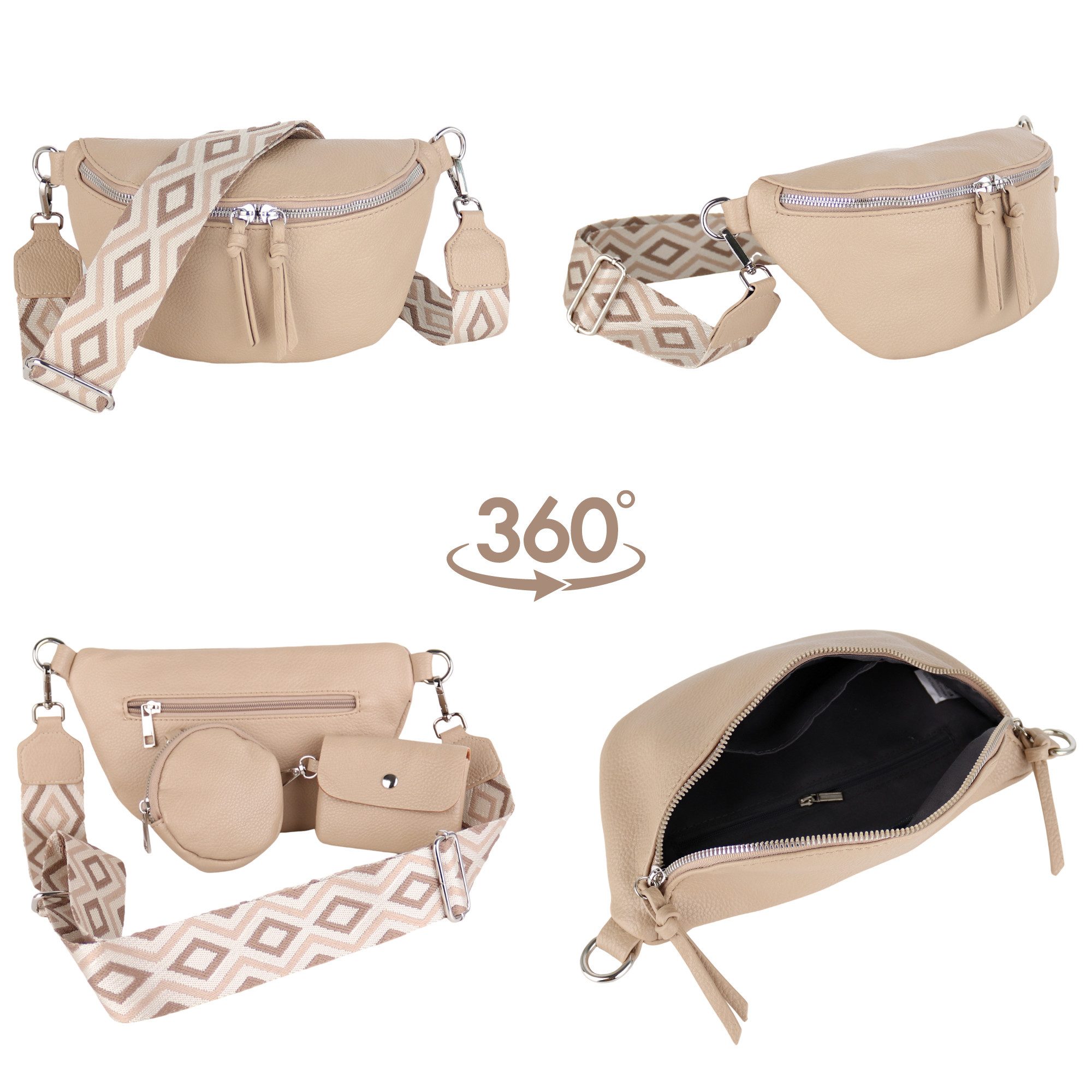 MIRROSI Bauchtasche Damen Taschen, Umhängetasche, Brusttasche, günstig online kaufen