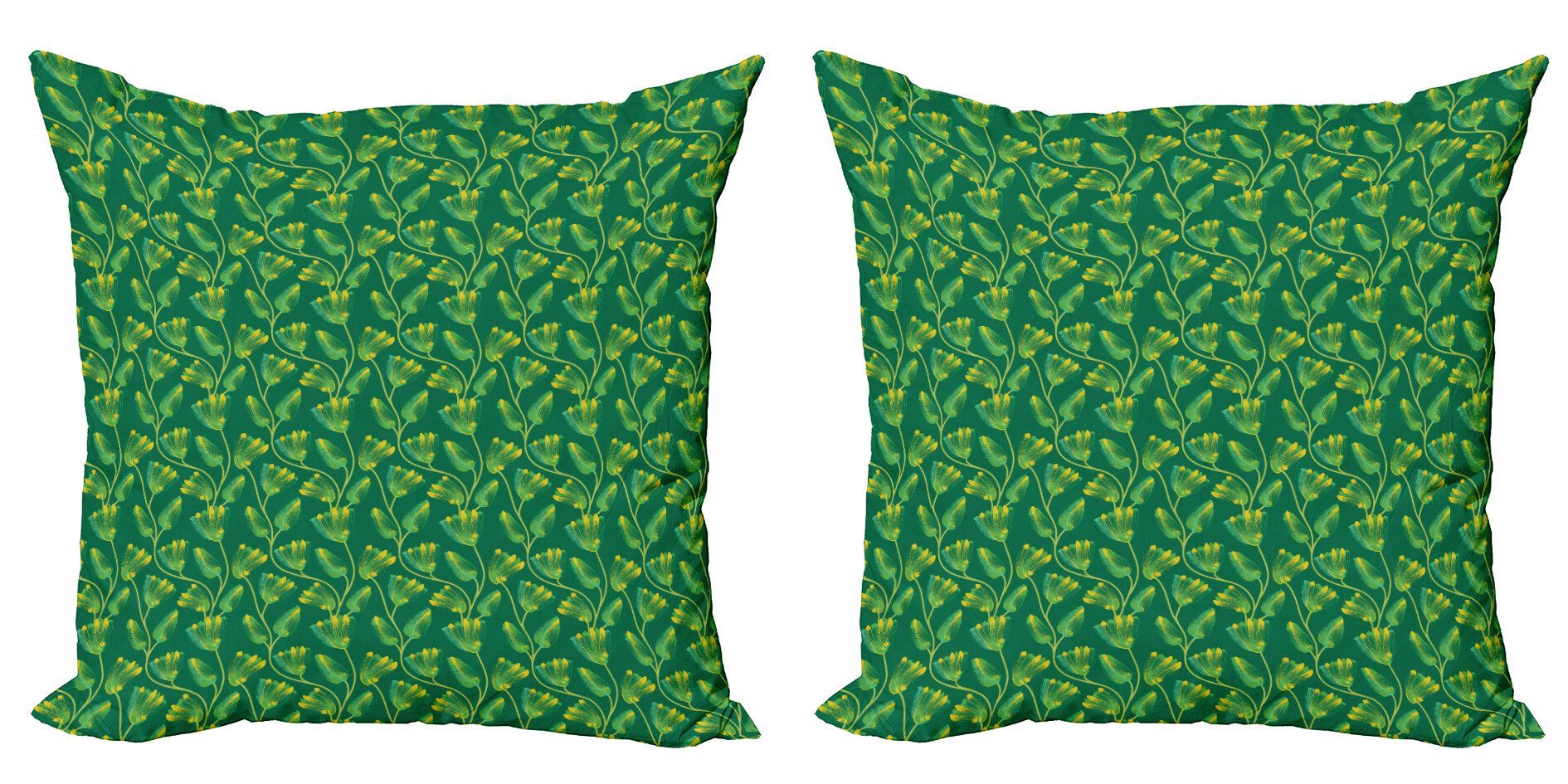 Kissenbezüge Modern Accent Doppelseitiger Digitaldruck, Fleck-Effekt Farbe Garten Abakuhaus Stück), (2 mit Herb