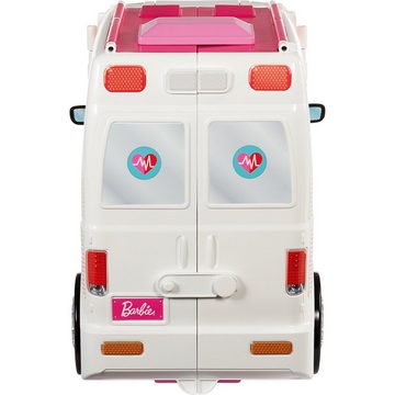 Mattel® Anziehpuppe Barbie Krankenwagen 2-in-1 Spielset mit Licht &