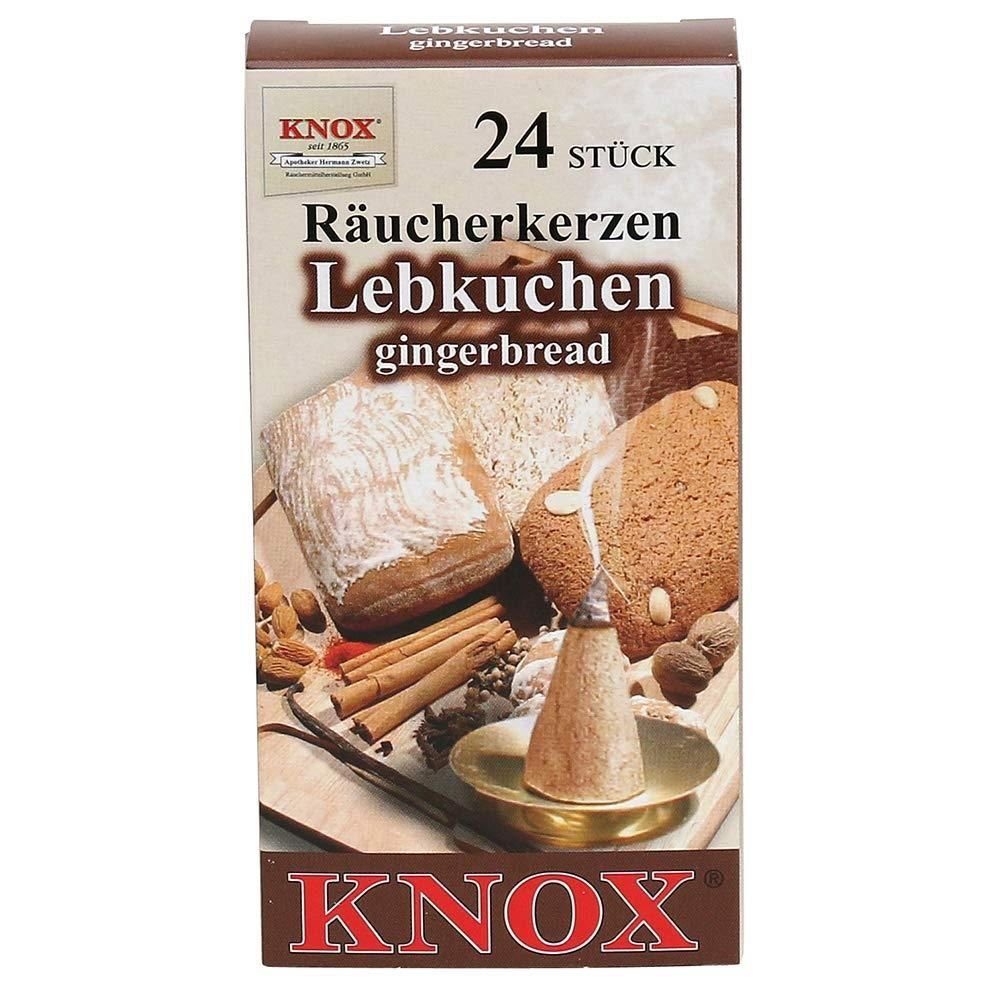 KNOX Räuchermännchen 1 Päckchen Räucherkerzen- Lebkuchen - 24er Packung