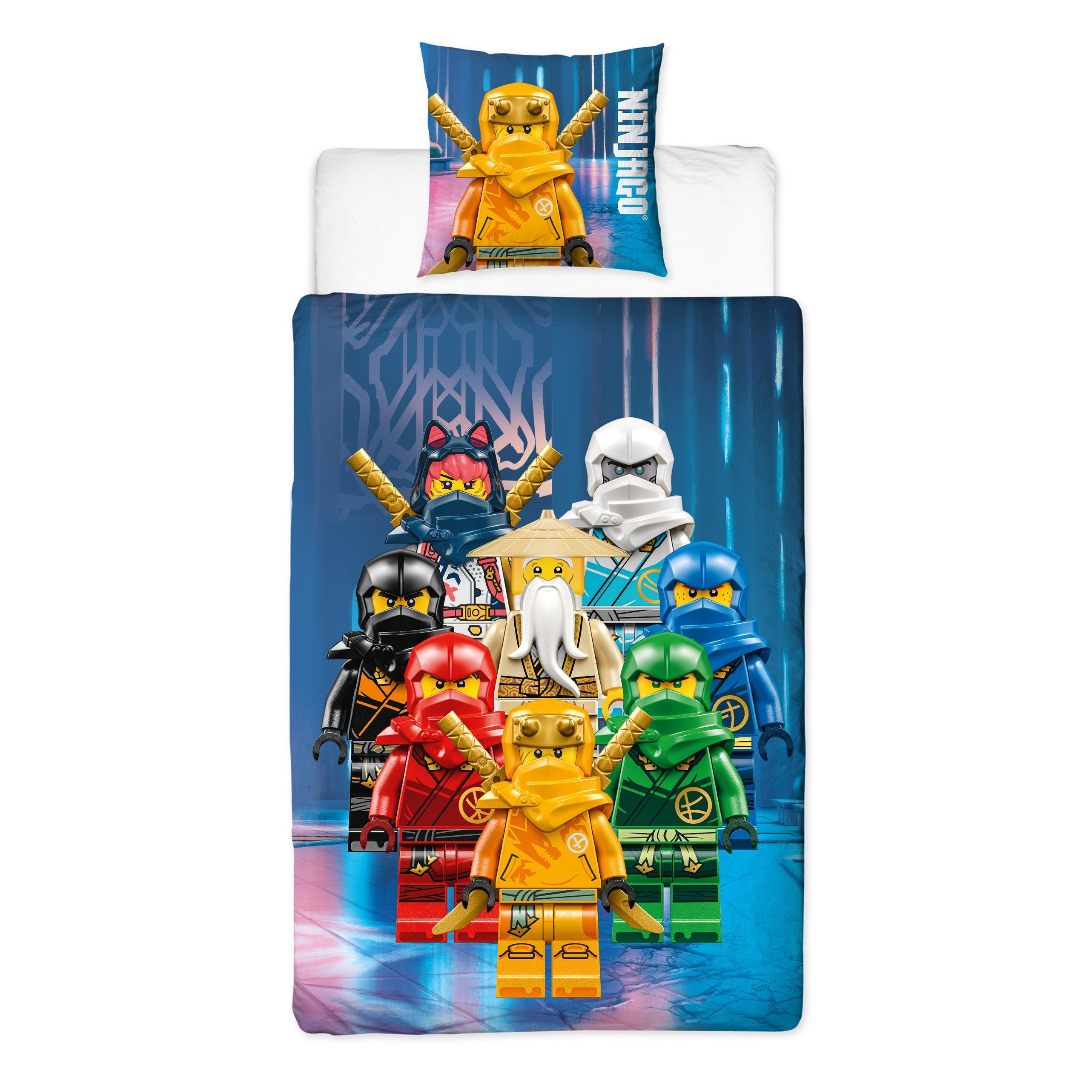 MTOnlinehandel Bettwäsche Lego Ninjago Team Power, 135x200 + 80x80 cm, epis günstig online kaufen