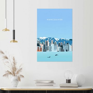 Posterlounge Wandfolie Katinka Reinke, Vancouver, Minimalistisch Grafikdesign