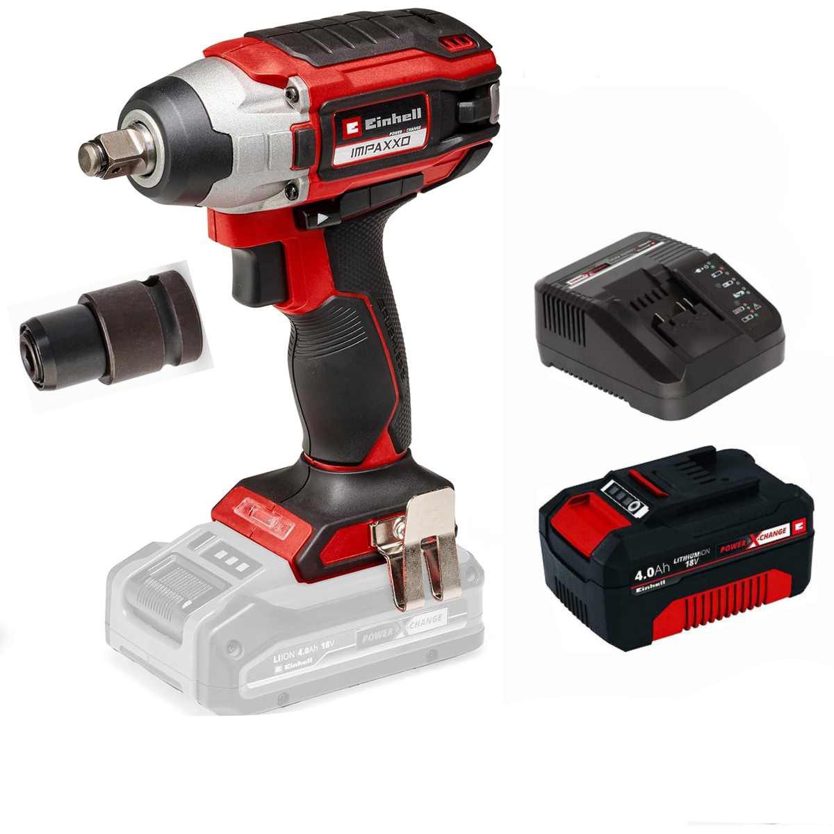 Einhell Akku-Schlagschrauber Schlagschrauber IMPAXXO 18/230 18 V,230 Nm, Akku 4.0 Ah BL Motor