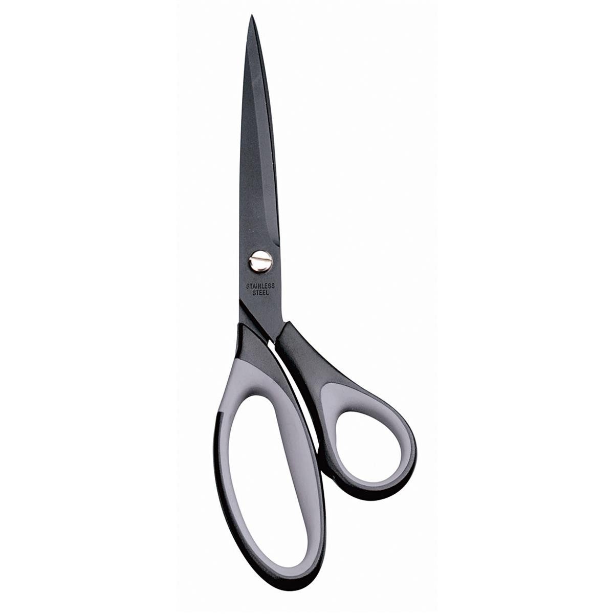 Bastelscheren MAUL Schere mit gummierter Griffzone, L„nge: 215 mm, schwarz