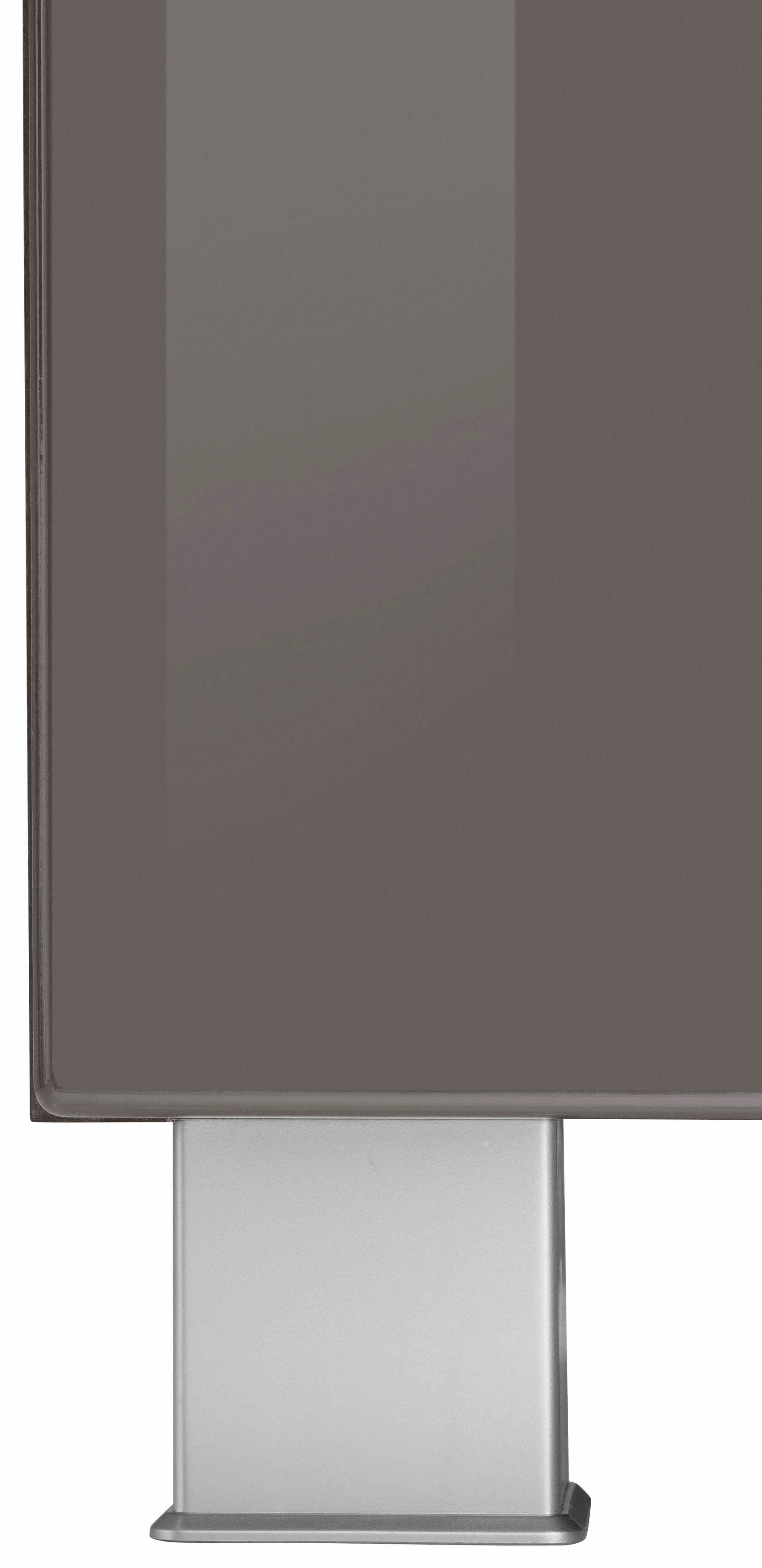 HELD MÖBEL Waschbeckenunterschrank Ravenna Anschlagdämpfern cm, mit Türen grau/graphit Breite 70