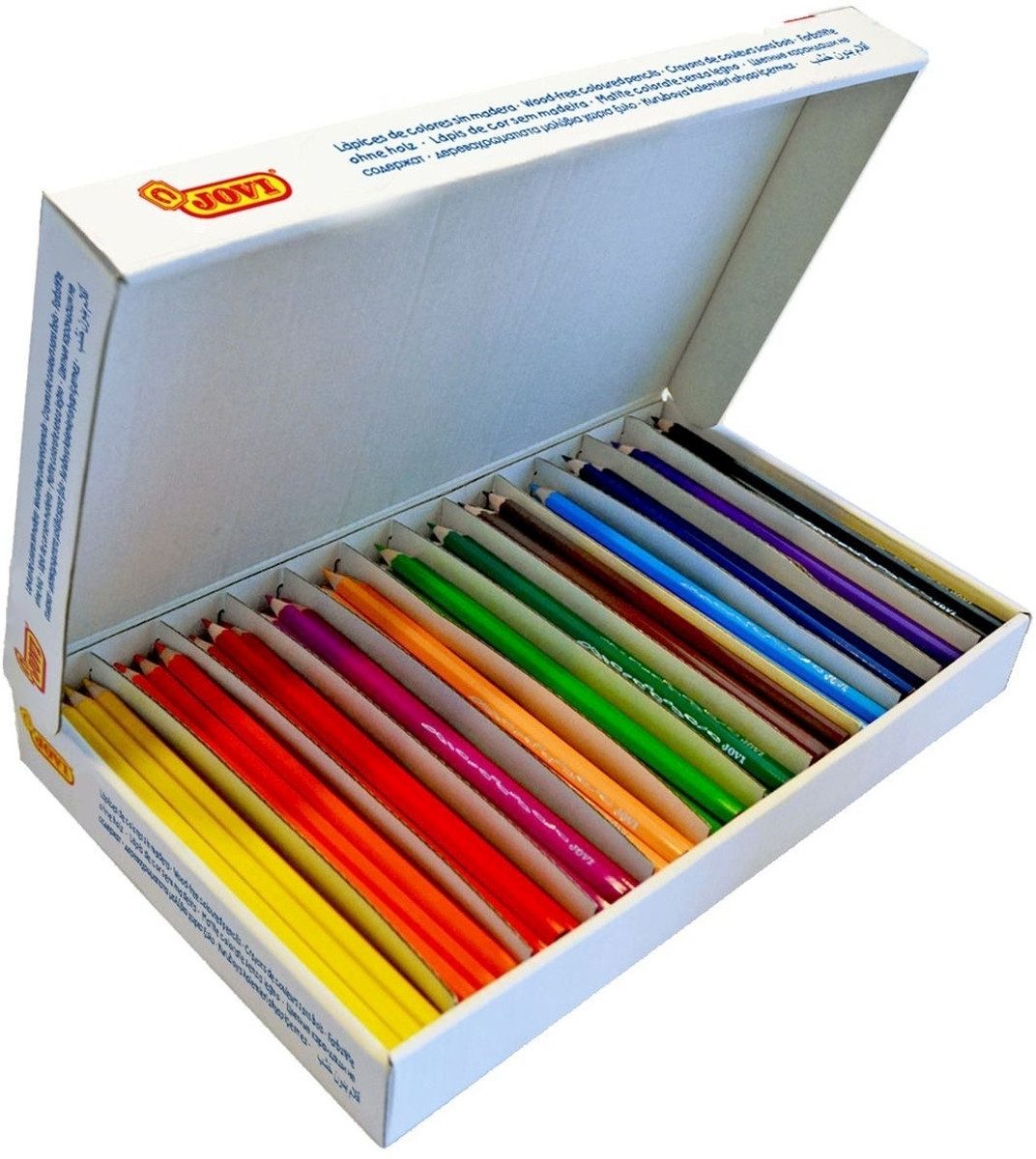 Jovi Buntstift Buntstifte Woodless VE=288 Stück farbig sortiert