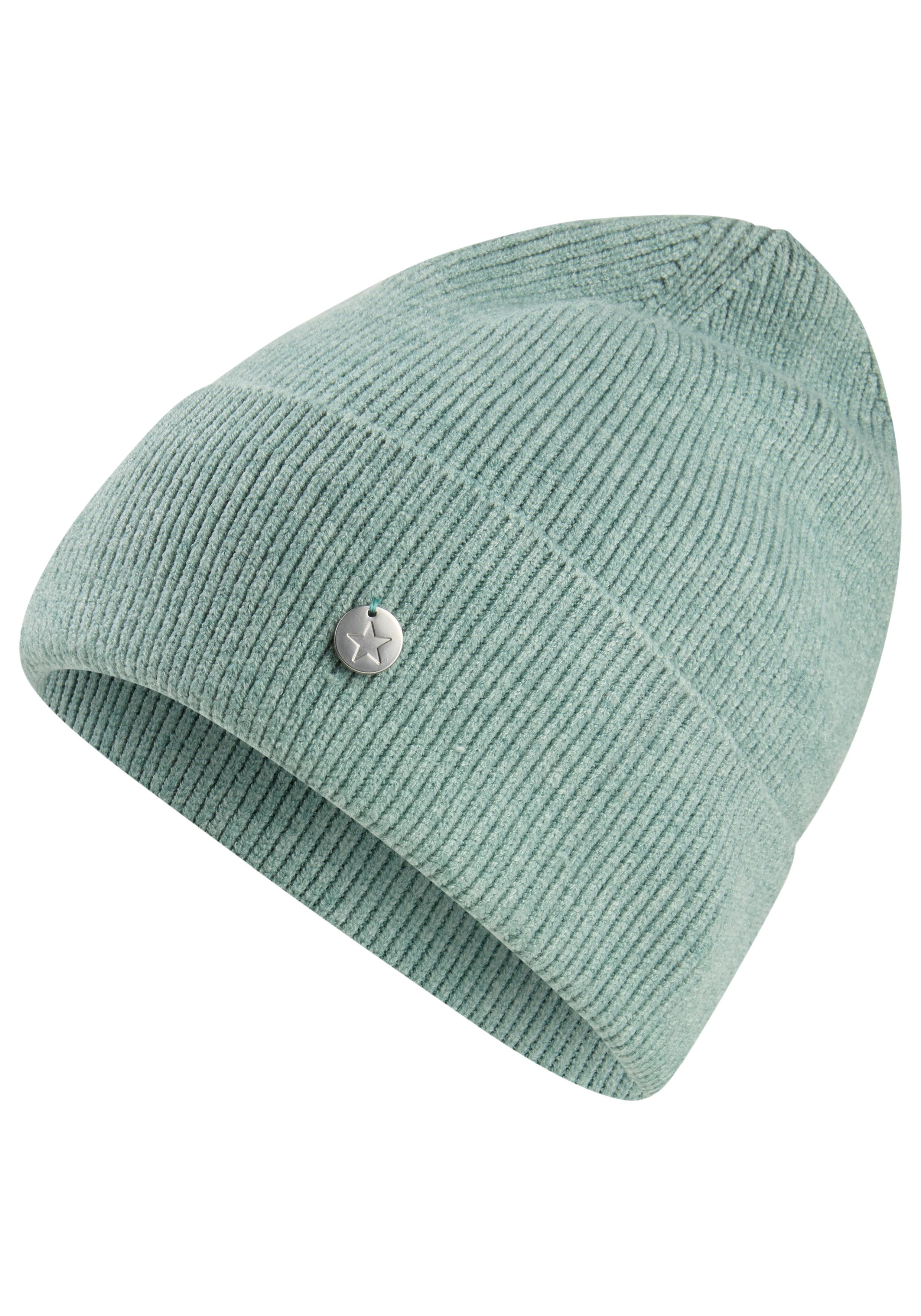 Laura Scott Strickmütze in Rippenstrick mit modischem Umschlag - NEW günstig online kaufen