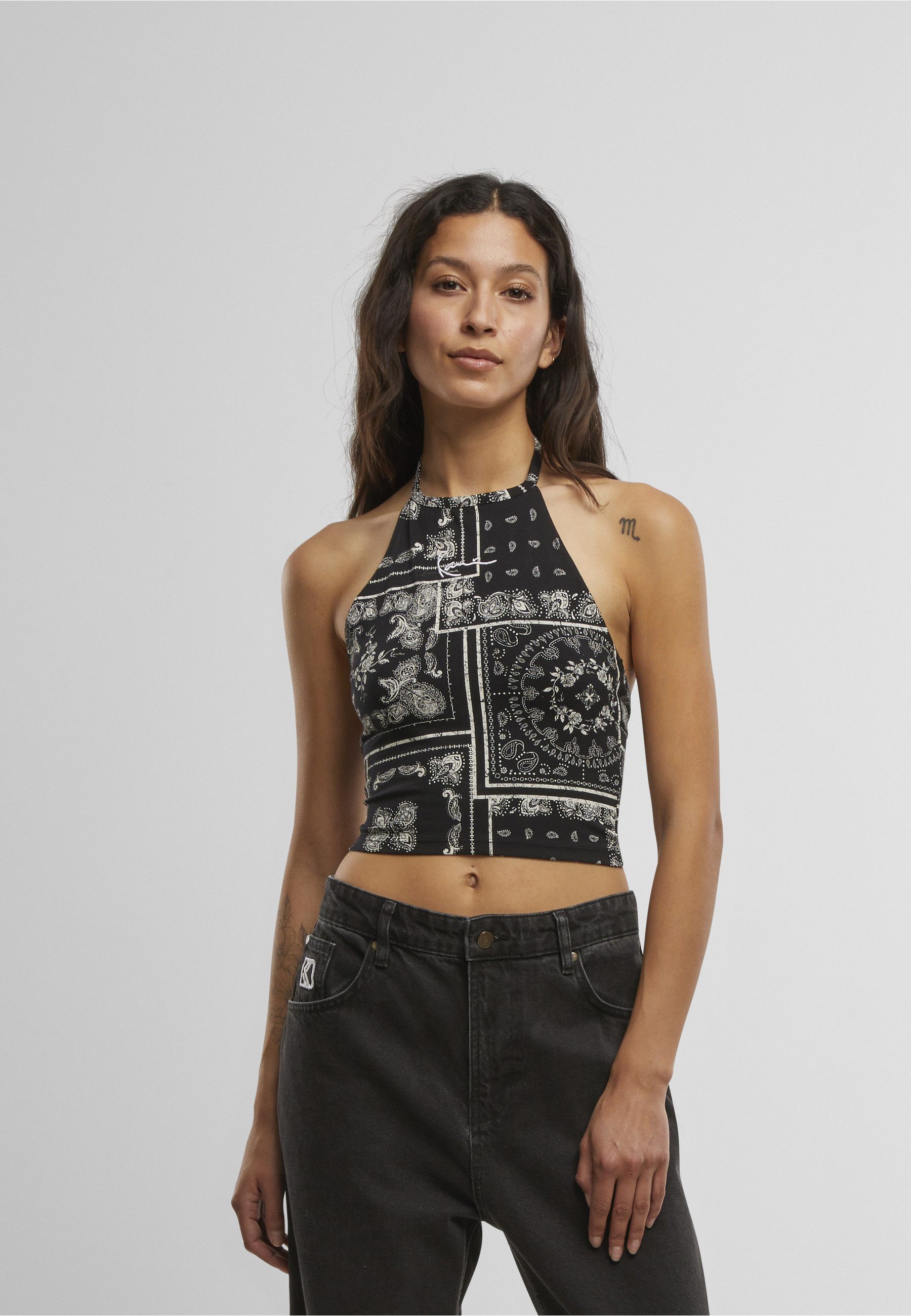 Karl Kani Muskelshirt Karl Kani Signature Paisley Neckholder Top (1-tlg)