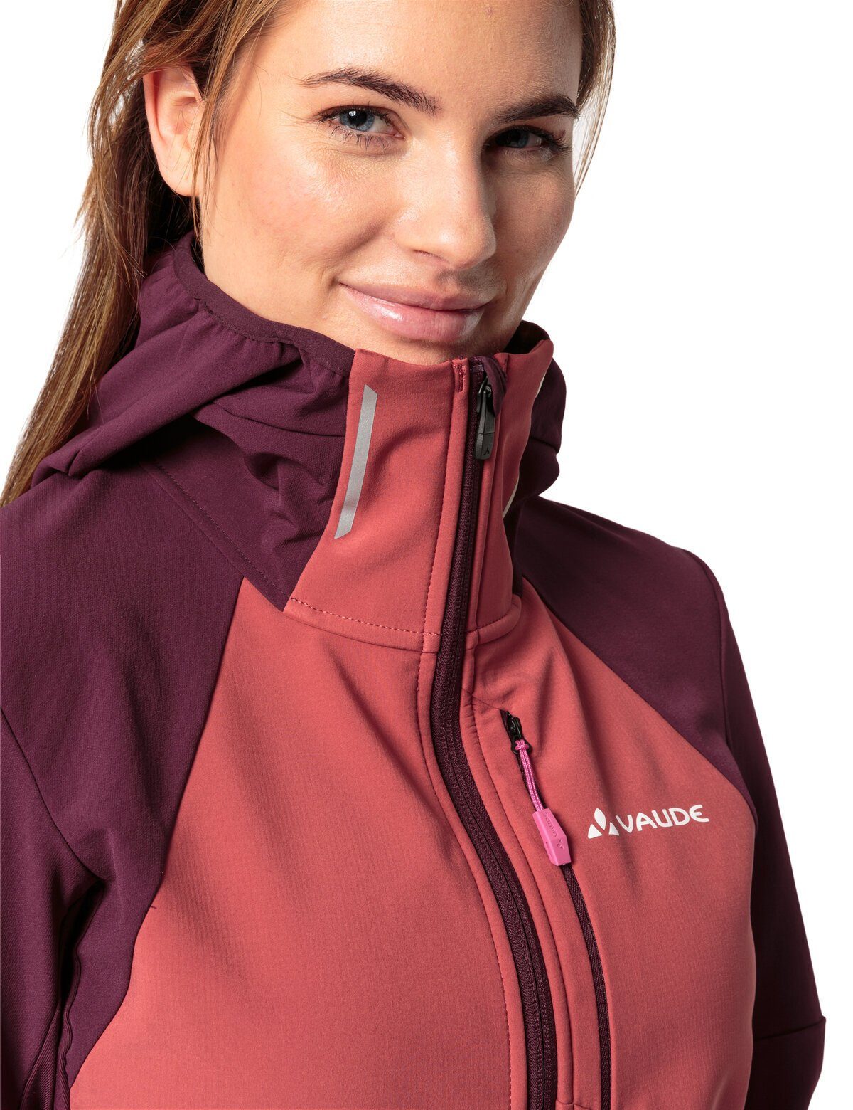 VAUDE Outdoorjacke Women's IV (1-St) Larice Klimaneutral Jacket kompensiert cassis
