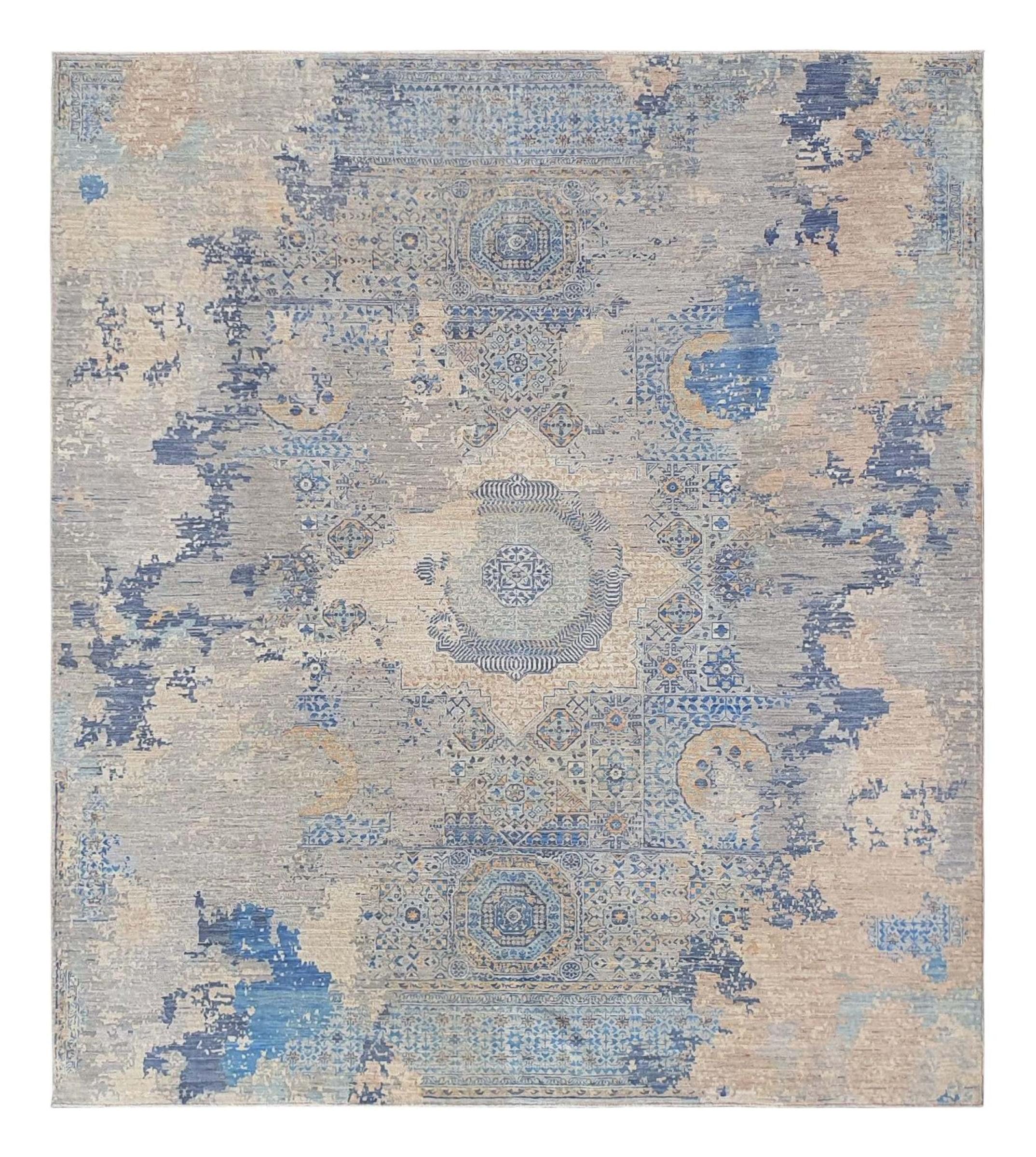 Nain Trading Orientteppich Mamluk 246x288 Handgeknüpfter Orientteppich, rechteckig, Höhe: 10 mm