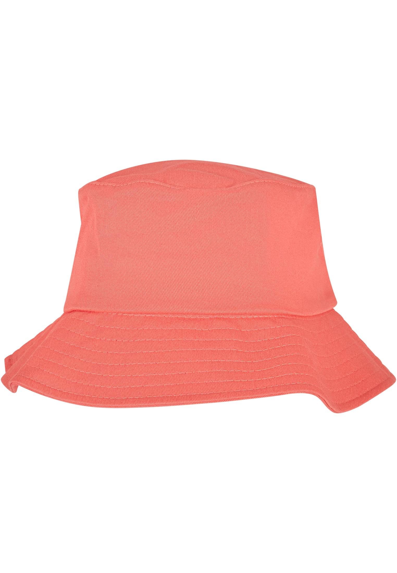 Flexfit Flex Cap Accessoires Flexfit Cotton Twill Bucket Hat spicedcoral