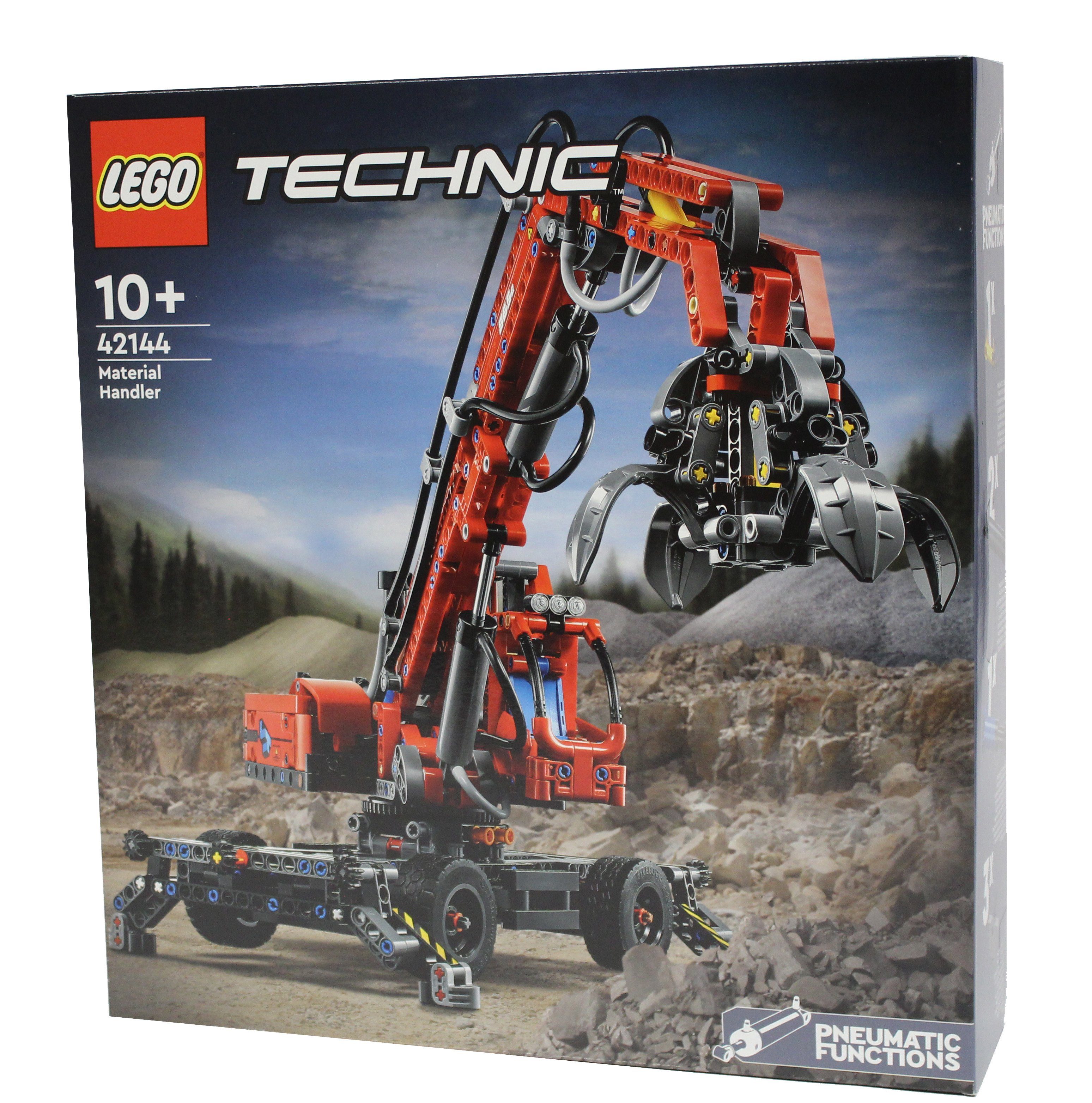 Technic Umschlagbagger Modell (42144) mit pneumatische Funktionen Spielbausteine