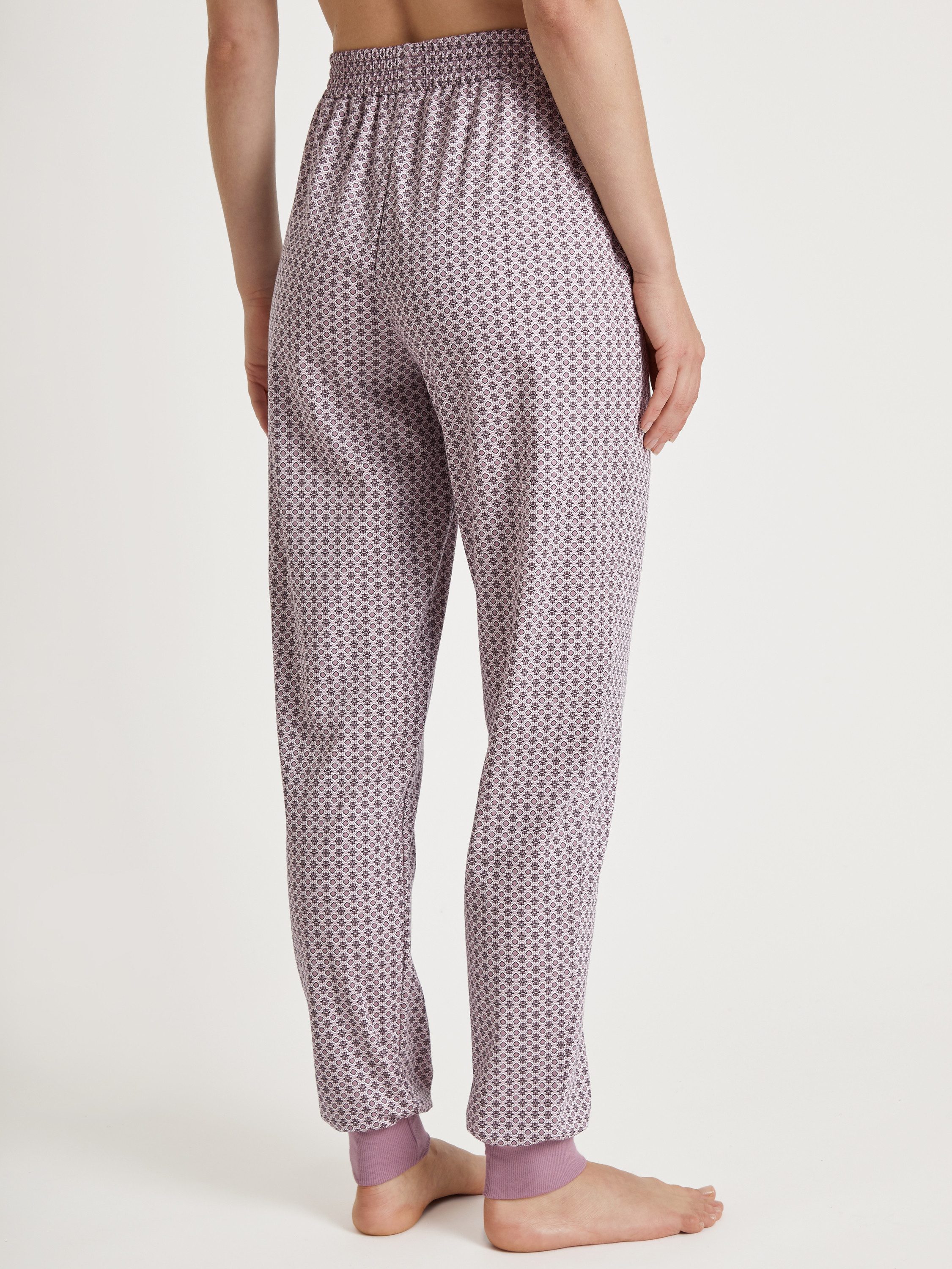 CALIDA Pyjamahose Favourites Element Damen (1-tlg) mit Seitentaschen, aus 100% wärmender Baumwolle