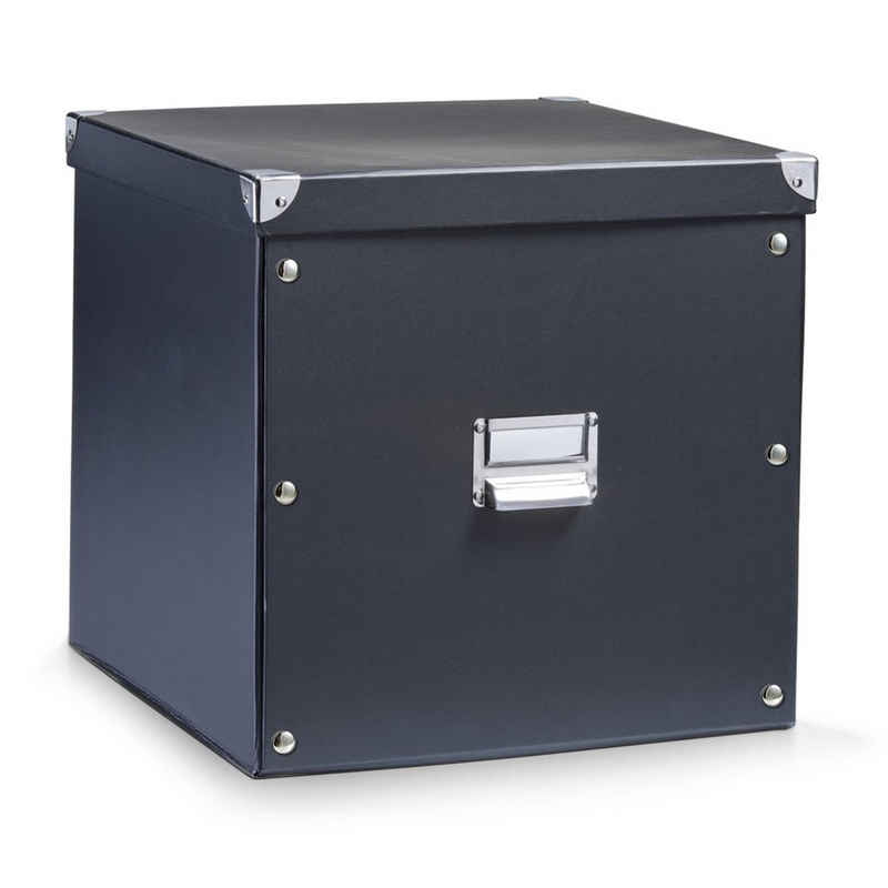 HTI-Living Aufbewahrungsbox Aufbewahrungsbox mit Deckel (1 St., 1 Box mit Deckel), Ordnungsbox mit Druckknöpfen