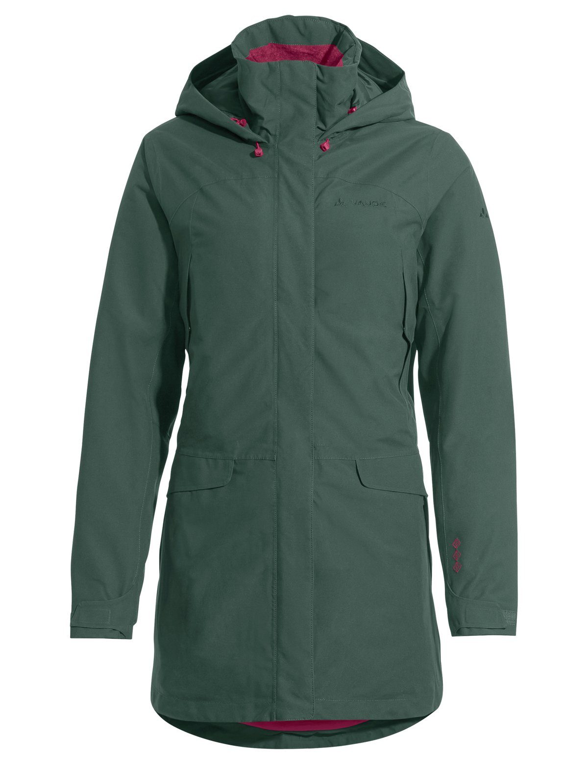 VAUDE Outdoorjacke Women's Skomer Wool Parka (1-St) Klimaneutral kompensiert