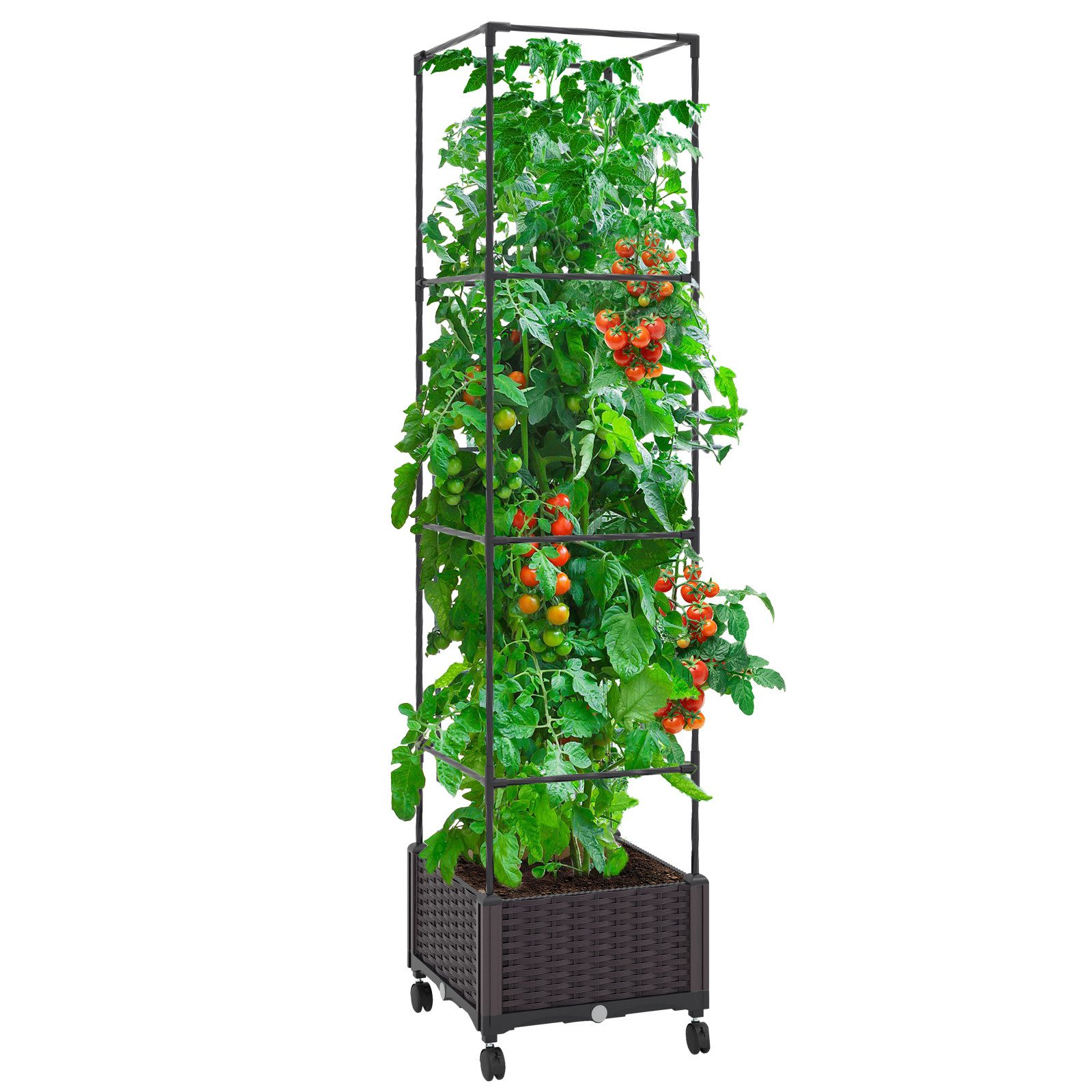 COSTWAY Blumenkasten (1 St), mit Rankhilfe, günstig online kaufen