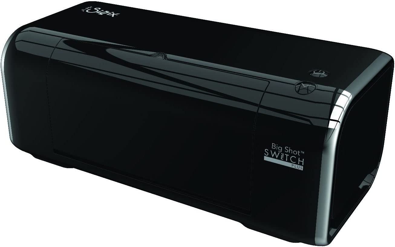 Sizzix Motivstanzer Big Shot Switch Plus elektrische Schneide- und Prägemaschine, Starter-Kit