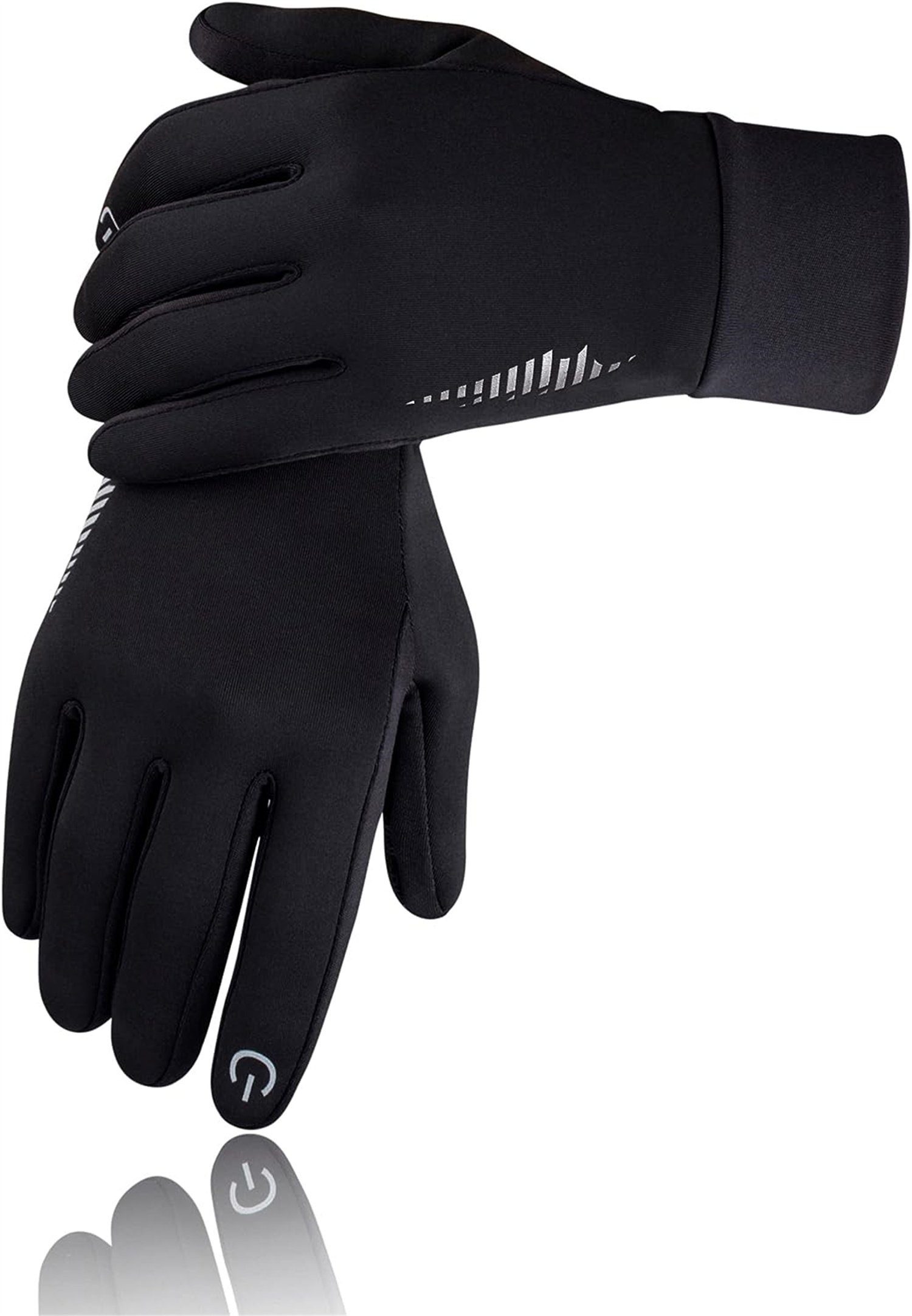 autolock Fahrradhandschuhe Thermo Handschuhe Herren Damen Touchscreen Anti-Rutsch Winddicht