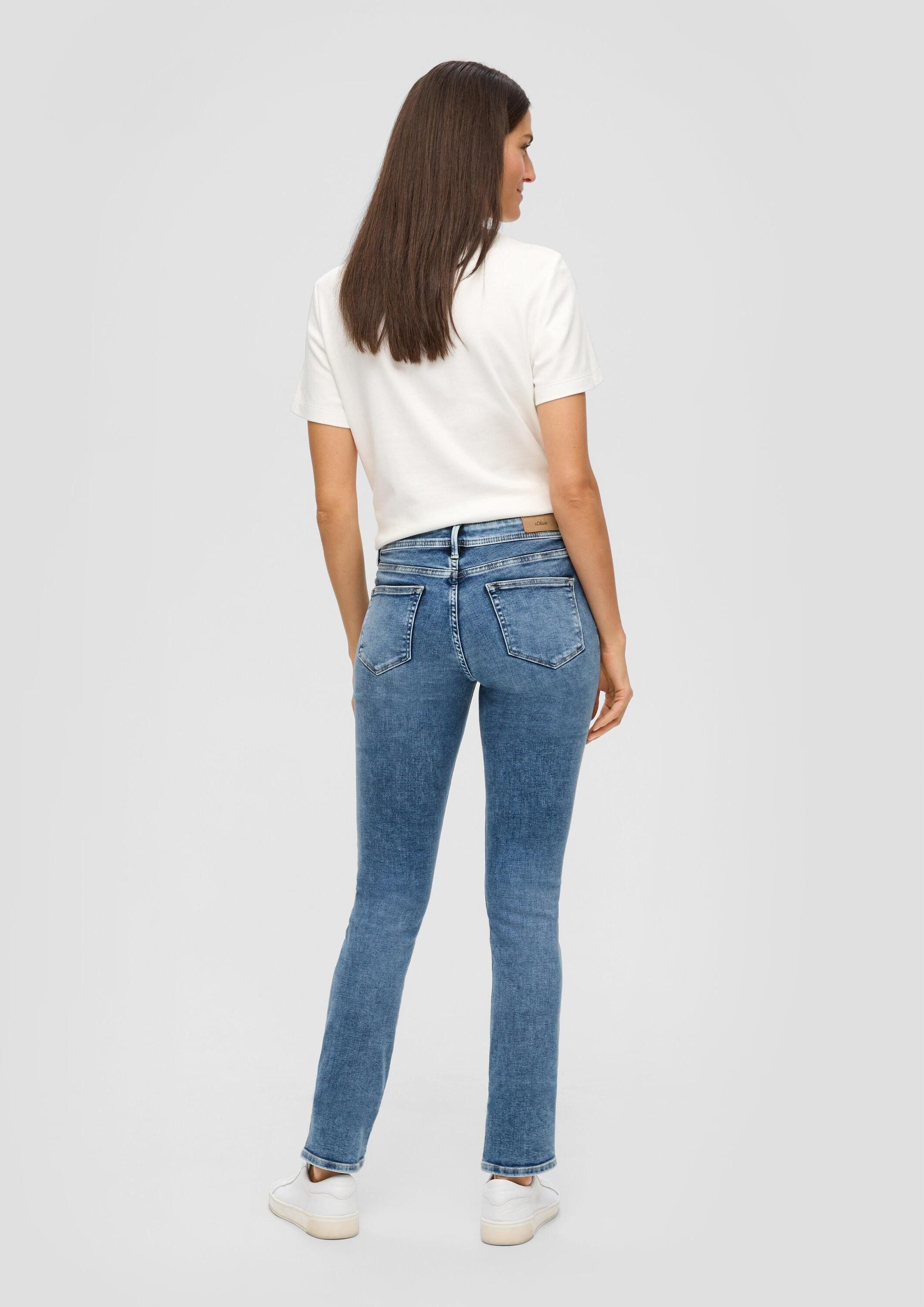 s.Oliver Slim-fit-Jeans Jeans-Hose BETSY Jeans Betsy / Slim Fit / Mid Rise / Slim Leg