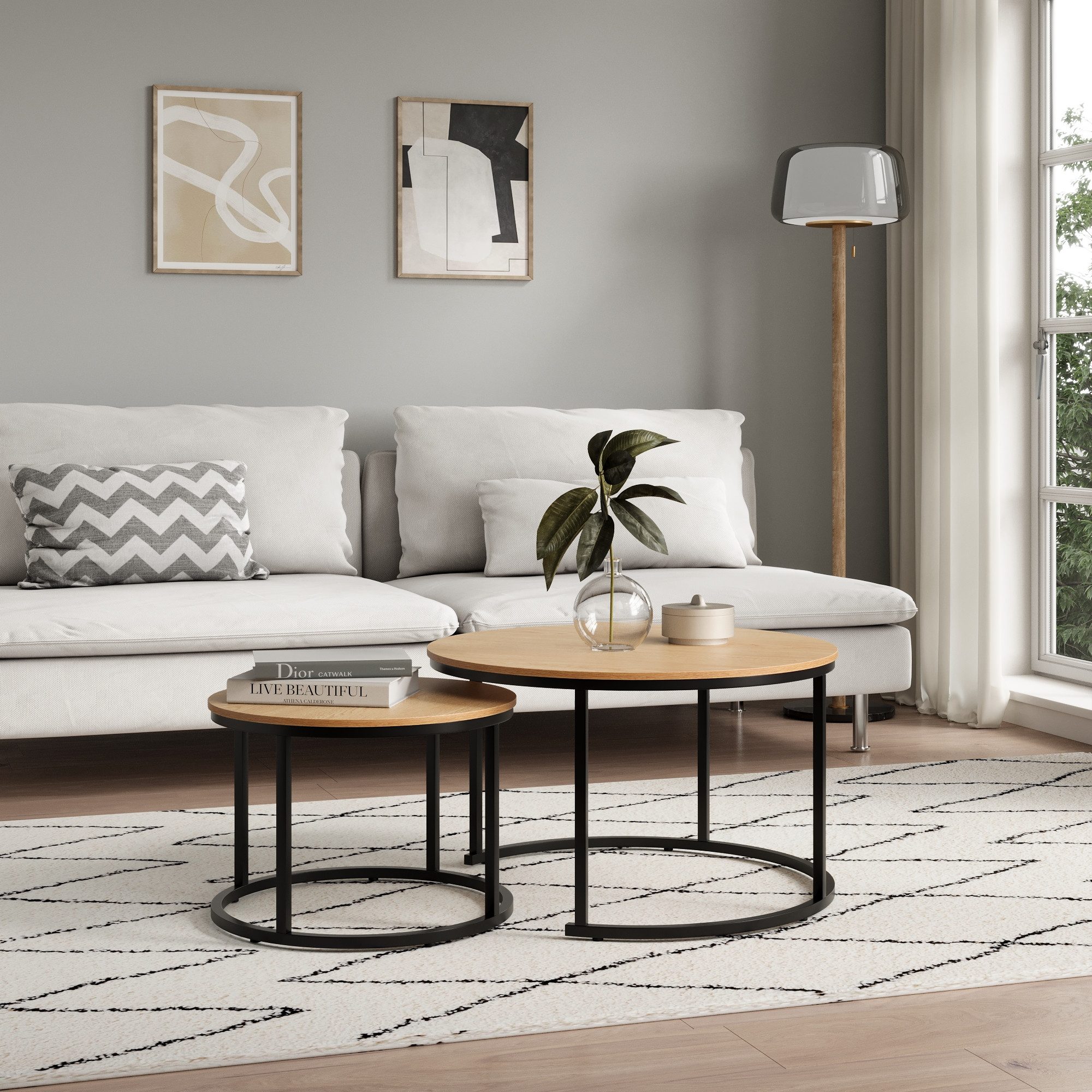 Home Collective Couchtisch 2er Set aus günstig online kaufen
