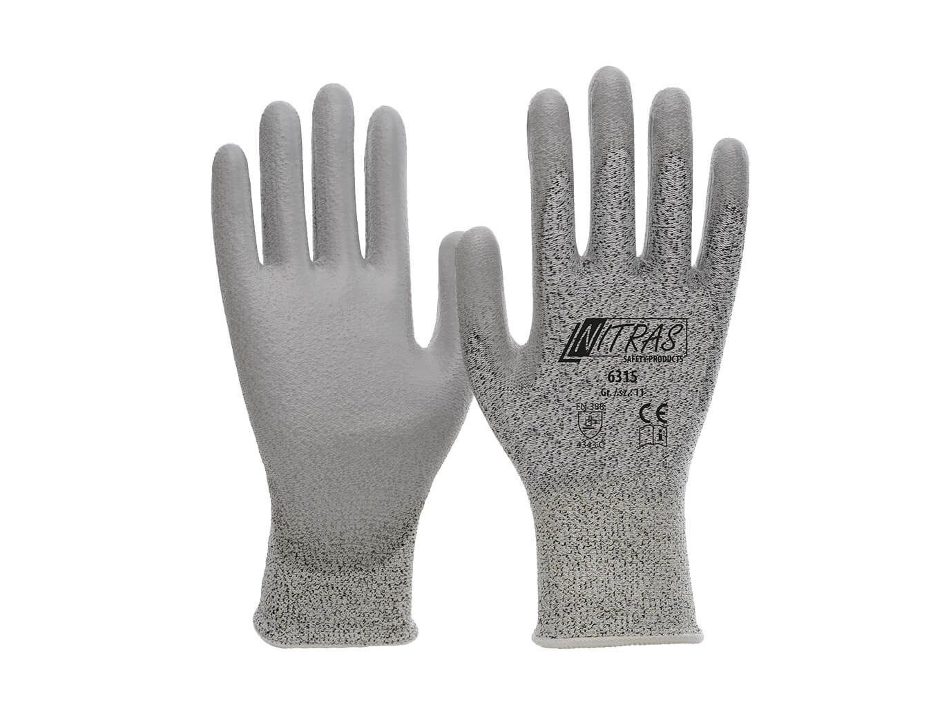 Nitras Schnittschutzhandschuhe Nitril-beschichtet Gr. 10 (XXL)
