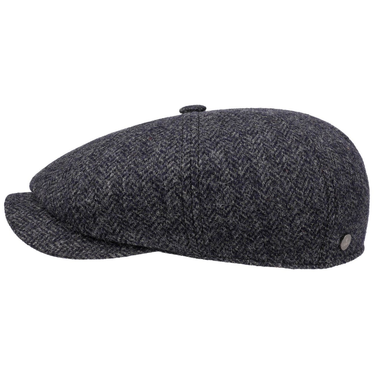 Lierys Flat Cap (1-St) Schirmmütze mit Schirm, Made in the EU anthrazit