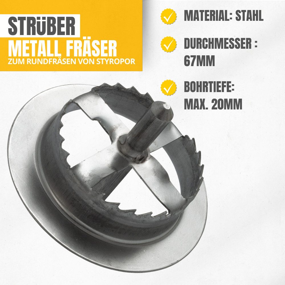 STRÜBER Dämmstoffdübel Metall Fräser für Mineralwolle günstig online kaufen