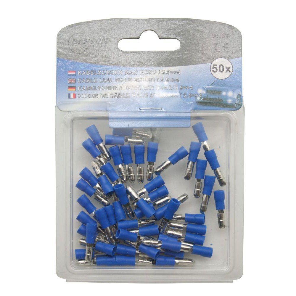 Kabelverbinder Kabelschuh Rund Männlich 10er Pack