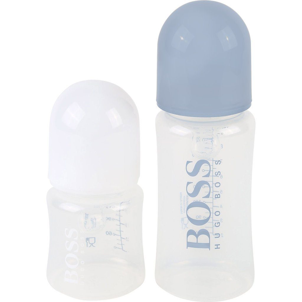 BOSS Babyflasche Hugo Boss zweiteiliges Flaschenset hellblau