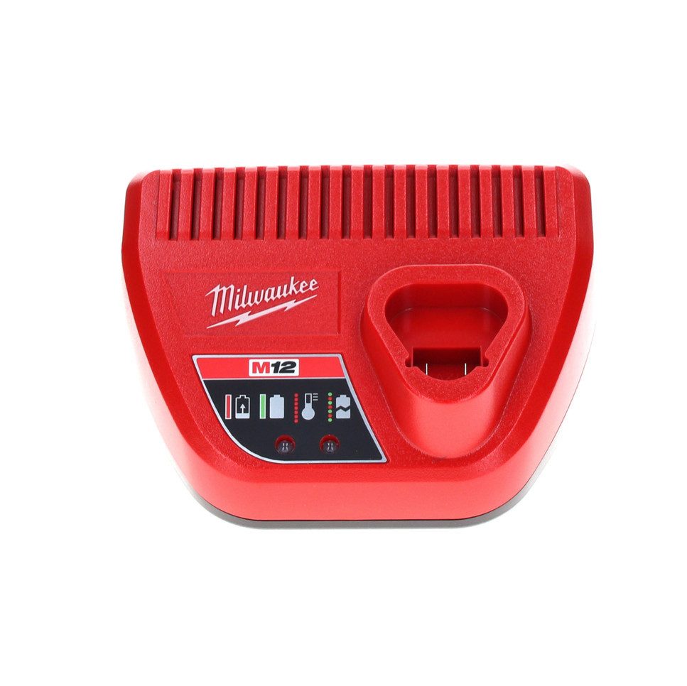Milwaukee M12- C12C Ladegerät 12V Li-Ion Akkus (4932352000) Schnelllade-Gerät