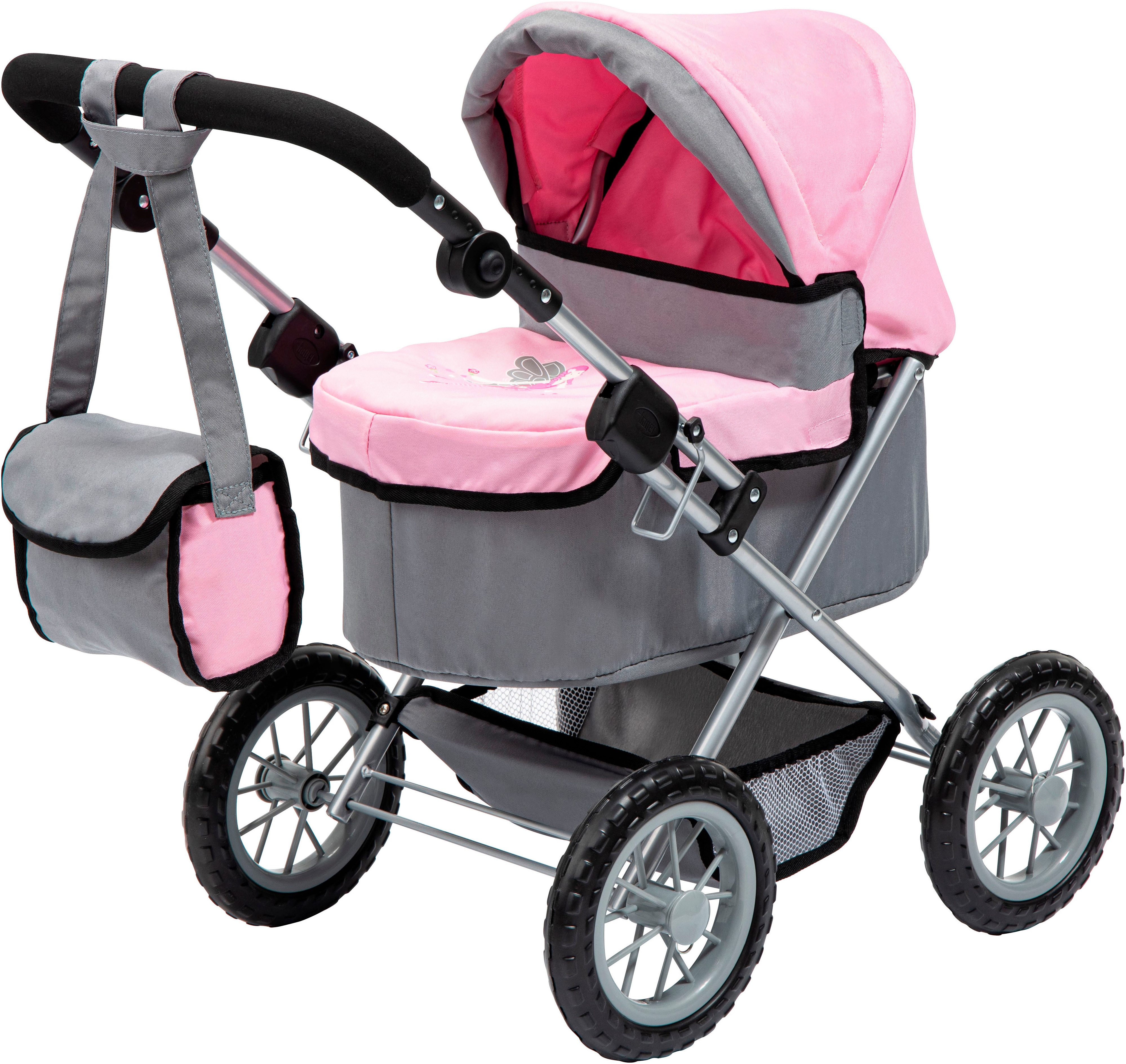 Bayer Puppenwagen Trendy, mit Wickeltasche