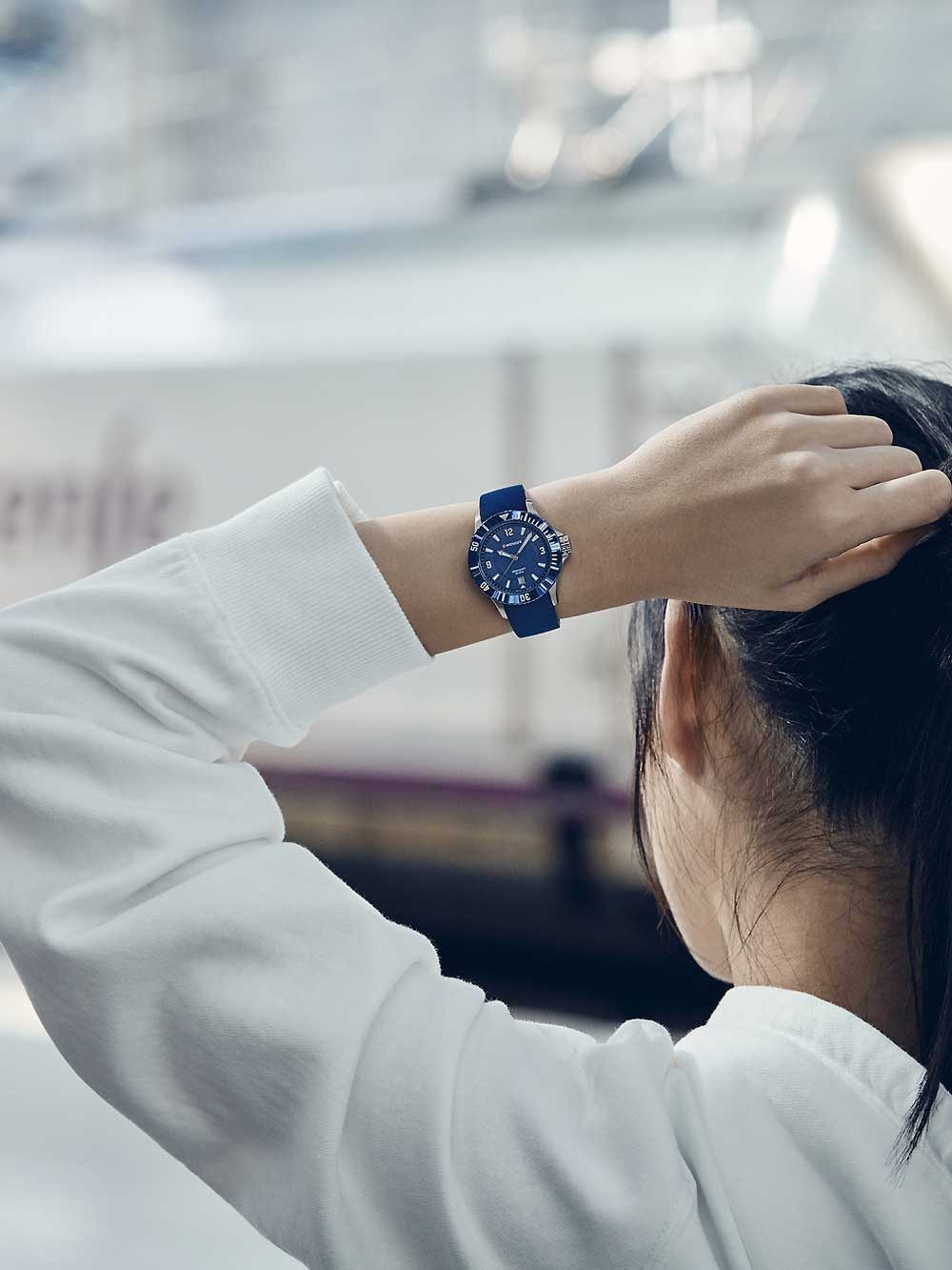 Wenger Quarzuhr Wenger 01.0621.112 Seaforce Damenuhr Taucheruhr 36mm 20 ATM Wenger 01.0621.112 Seaforce Damenuhr Taucheruhr 36mm 20 ATM