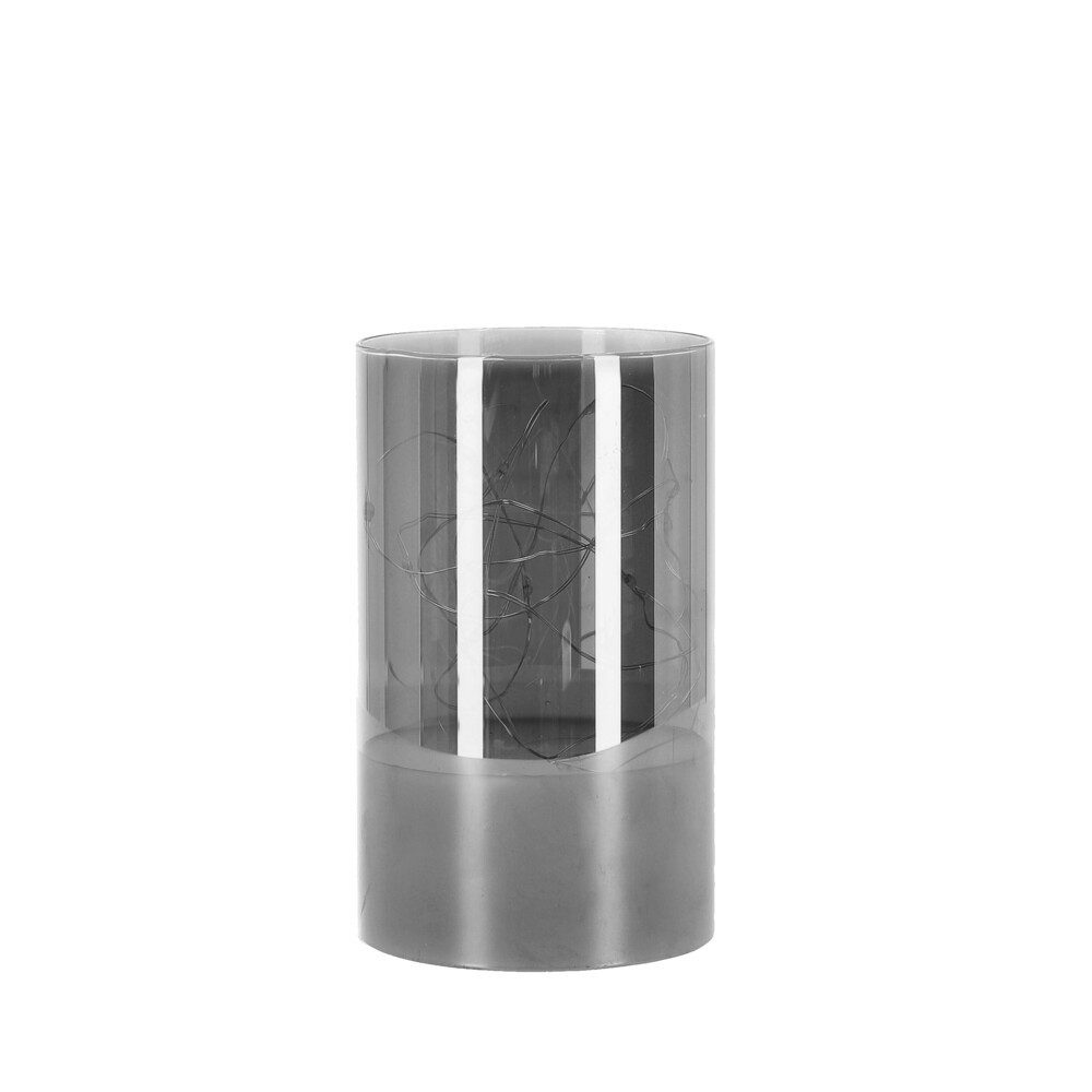 LED Universum LED-Kerze "Kassiopeia" silber, Kerze, batteriebetrieben, IP20 günstig online kaufen