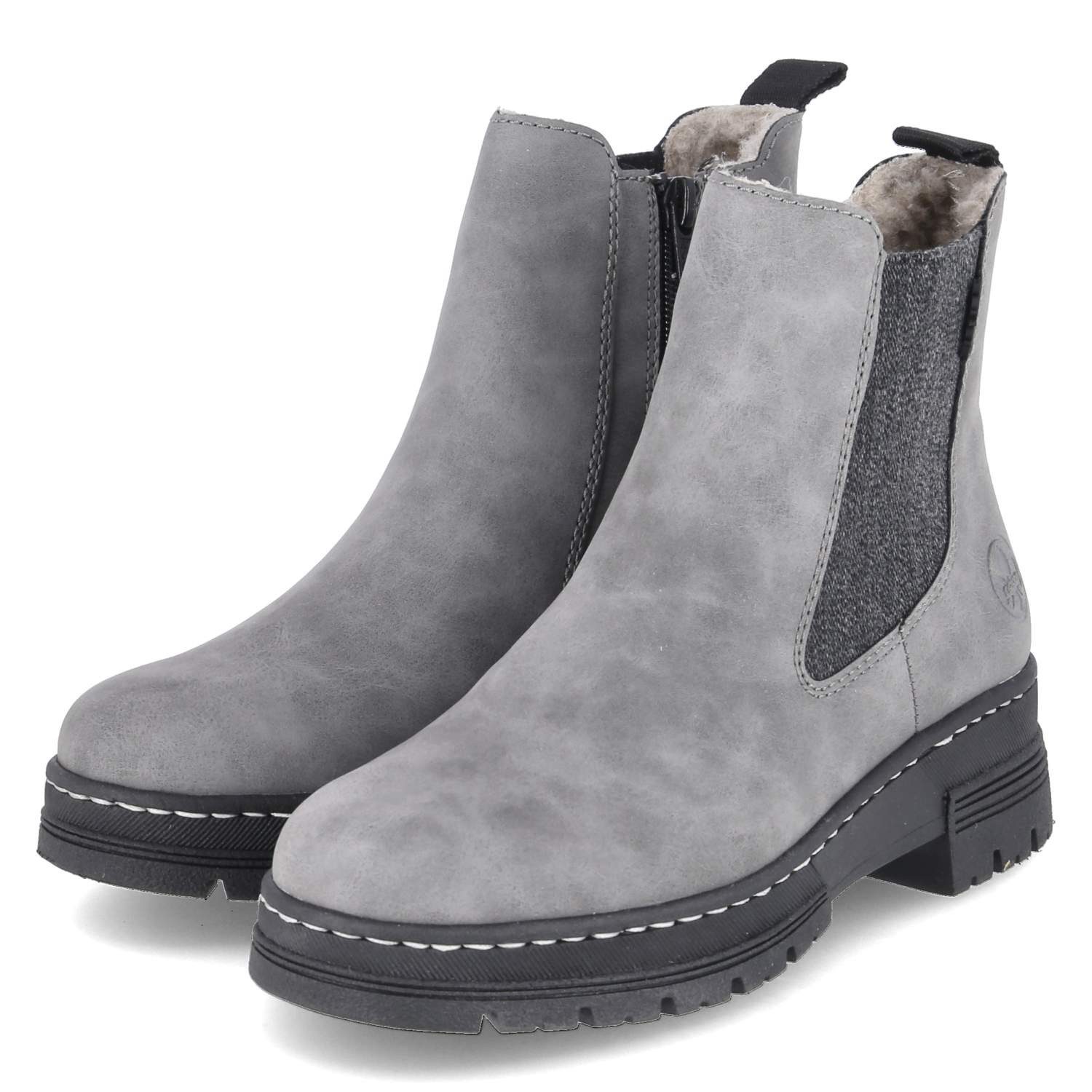 Rieker Rieker 73892-42 Damen Synthetik grau Winterstiefel günstig online kaufen