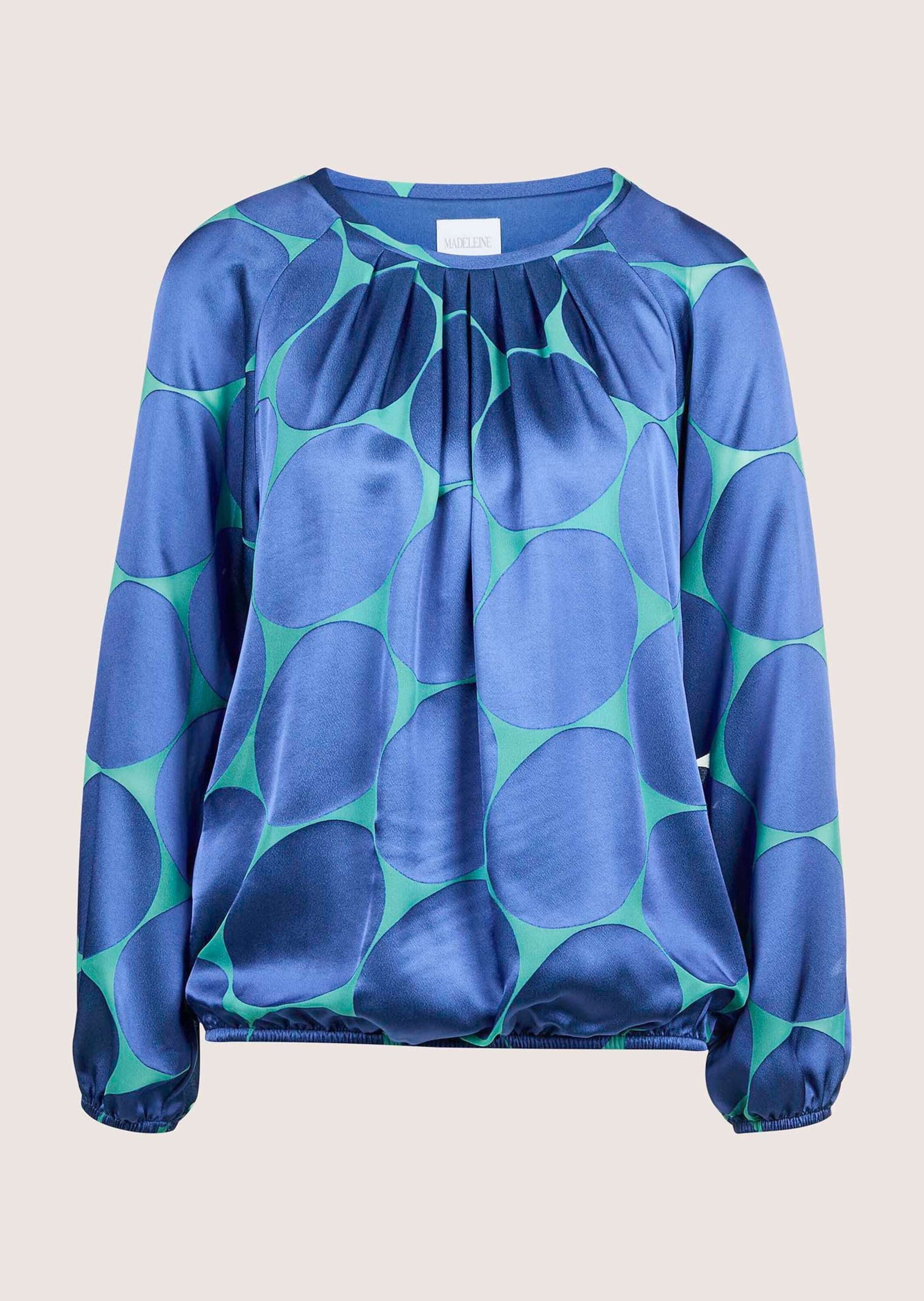 Schlupfbluse Schlupfbluse mit Raglanärmeln, Stretch