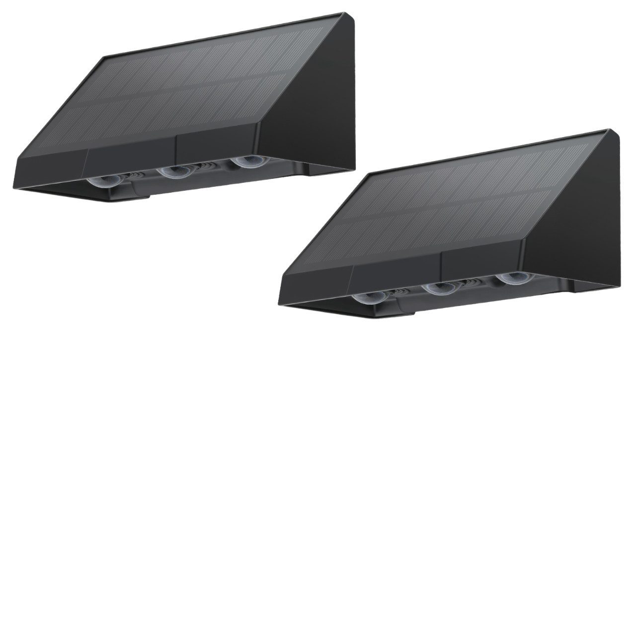 ZMH Außen-Wandleuchte 1/2/4ER Wandlampe solar 3000K günstig online kaufen
